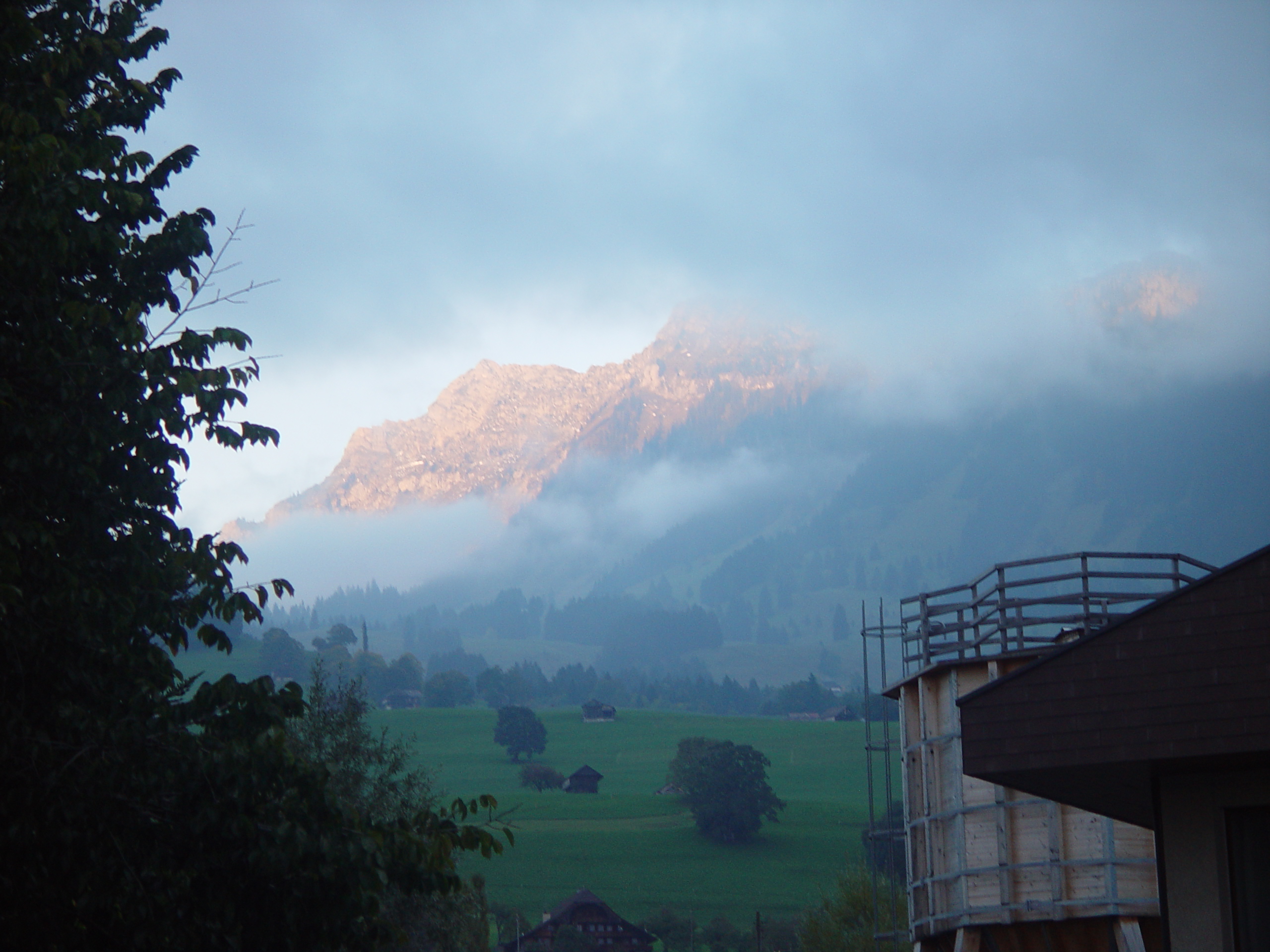 Europe Trip 2005 - Switzerland (Sigisvil - Lodge in the Alps, Swiss Cow Bells, Waterfall Hike, German Potato Salad, Spaetzle)