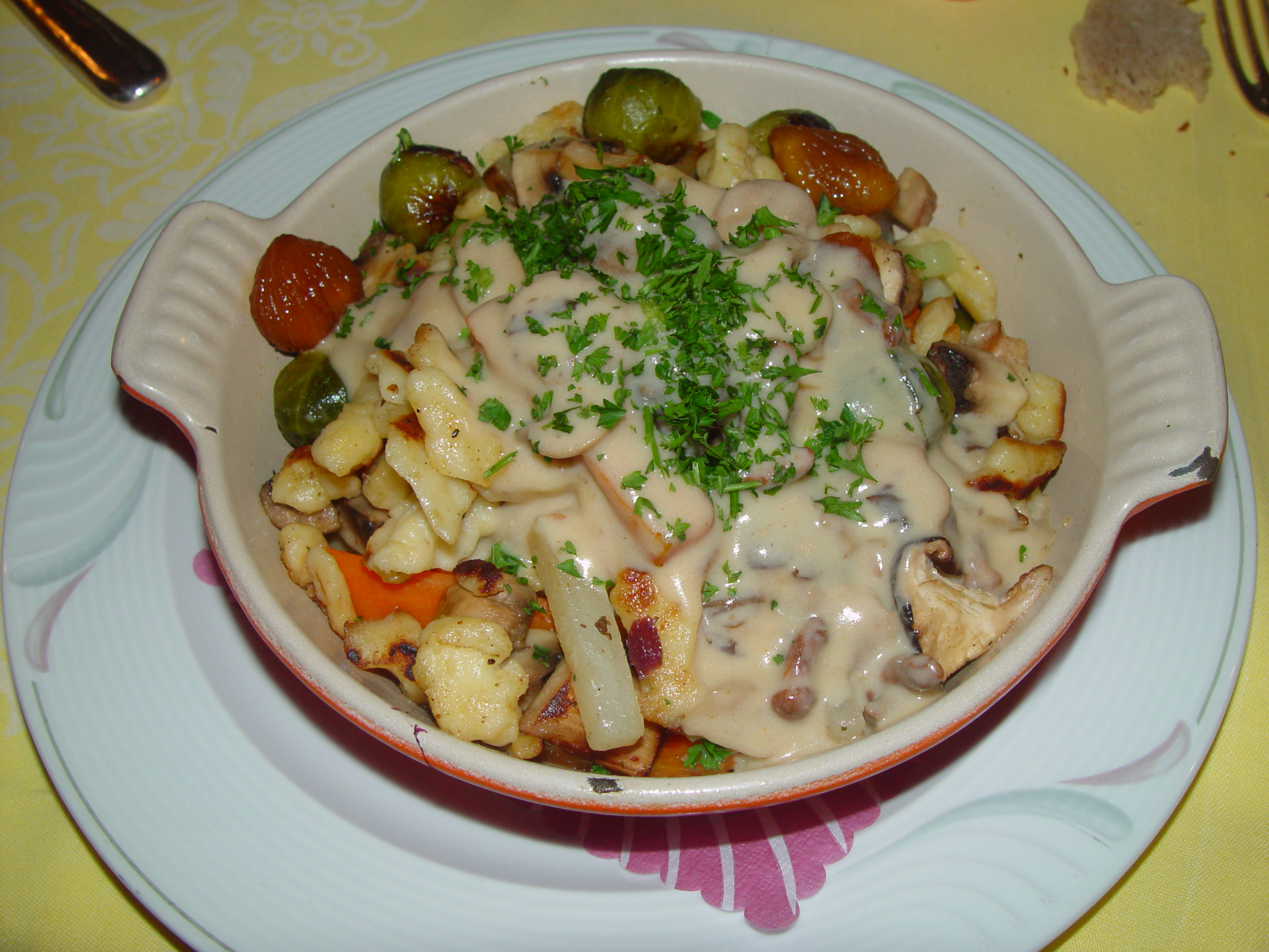 Europe Trip 2005 - Switzerland (Sigisvil - Lodge in the Alps, Swiss Cow Bells, Waterfall Hike, German Potato Salad, Spaetzle)