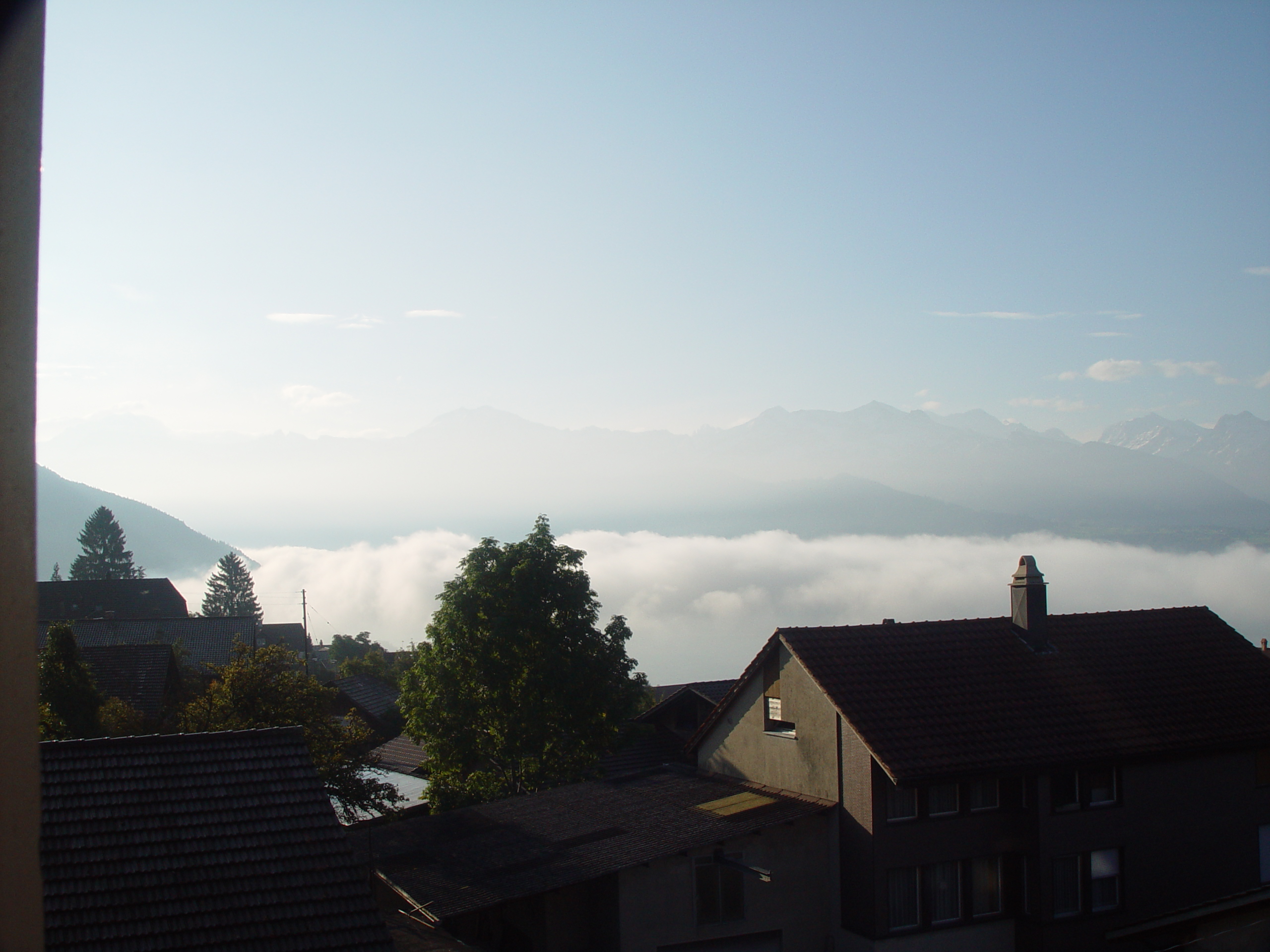 Europe Trip 2005 - Switzerland (Sigisvil - Lodge in the Alps, Swiss Cow Bells, Waterfall Hike, German Potato Salad, Spaetzle)