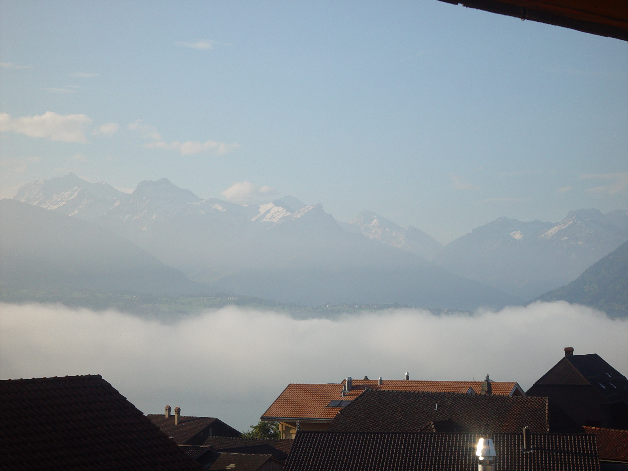 Europe Trip 2005 - Switzerland (Sigisvil - Lodge in the Alps, Swiss Cow Bells, Waterfall Hike, German Potato Salad, Spaetzle)