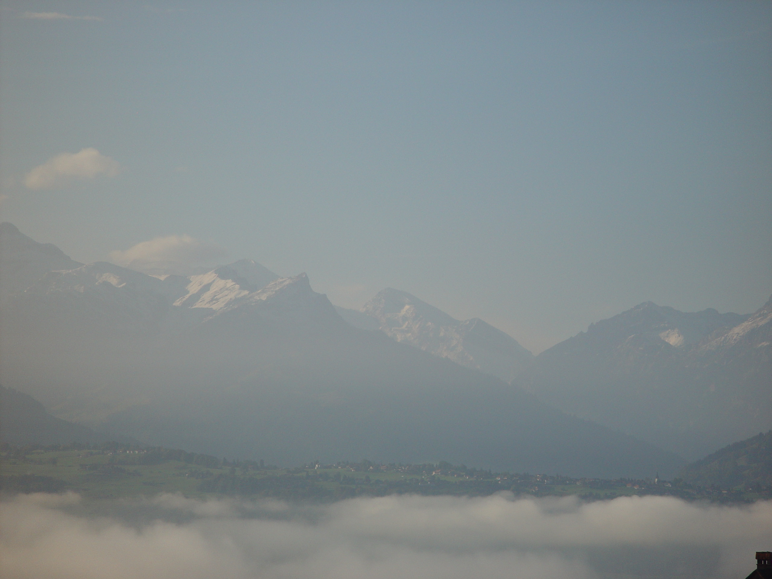 Europe Trip 2005 - Switzerland (Sigisvil - Lodge in the Alps, Swiss Cow Bells, Waterfall Hike, German Potato Salad, Spaetzle)
