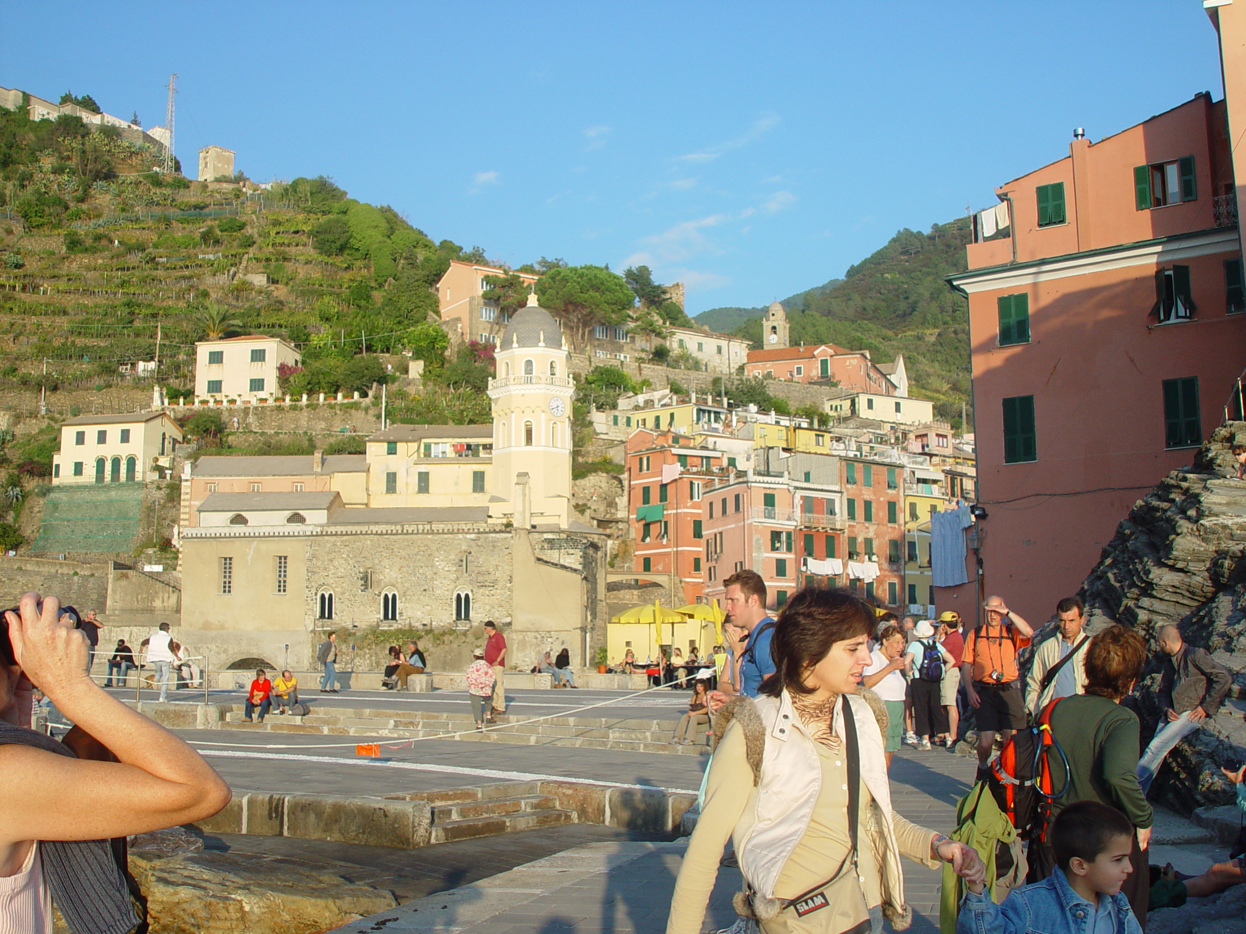 Europe Trip 2005 - Italy (Downtown Pistoia, Lo Storno Restaurant, Italian Riviera - The Cinque Terre - Vernazza)