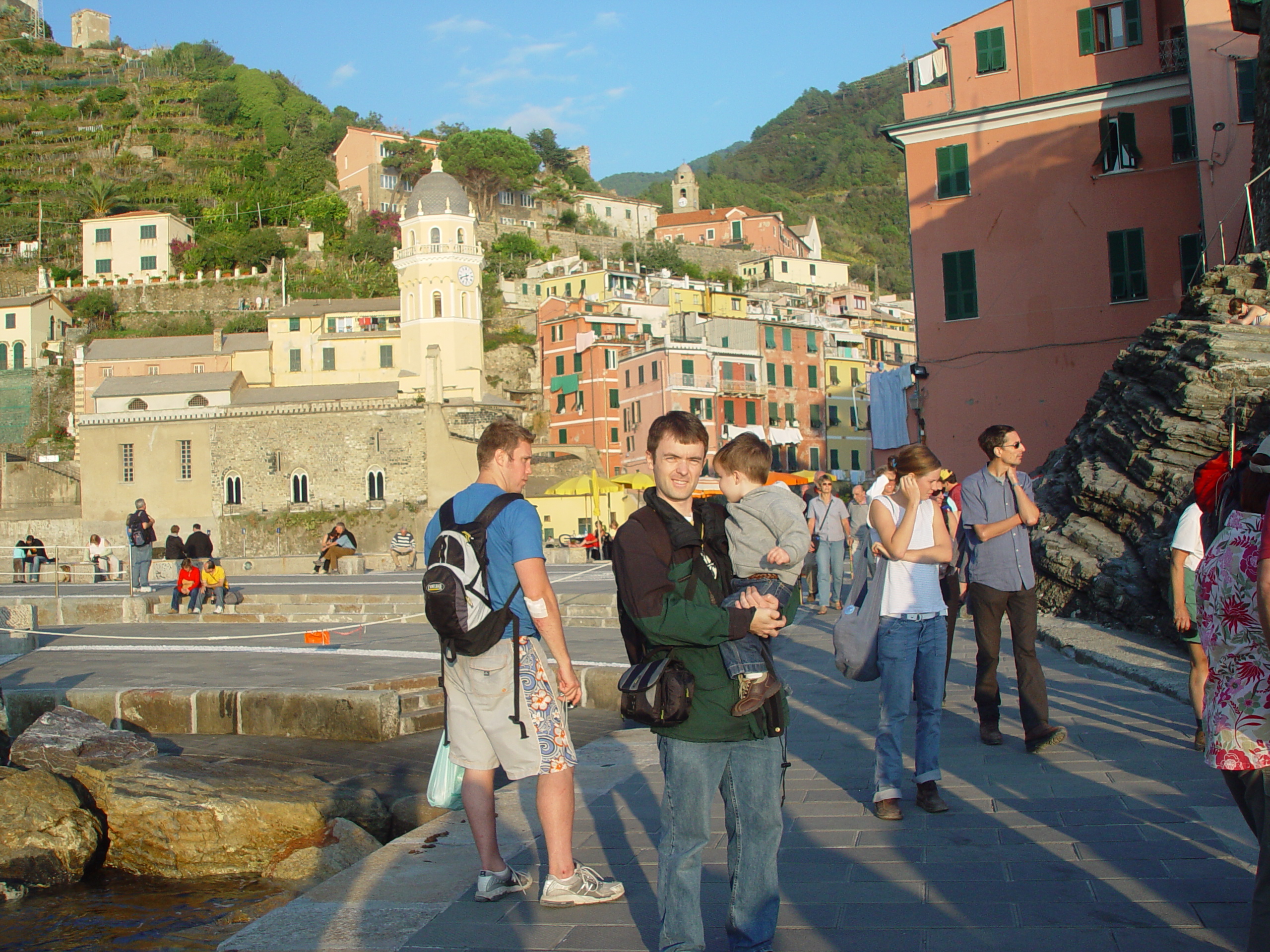 Europe Trip 2005 - Italy (Downtown Pistoia, Lo Storno Restaurant, Italian Riviera - The Cinque Terre - Vernazza)