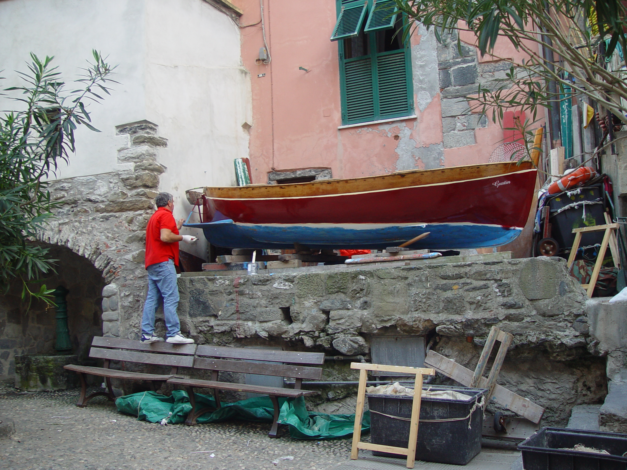 Europe Trip 2005 - Italy (Downtown Pistoia, Lo Storno Restaurant, Italian Riviera - The Cinque Terre - Vernazza)