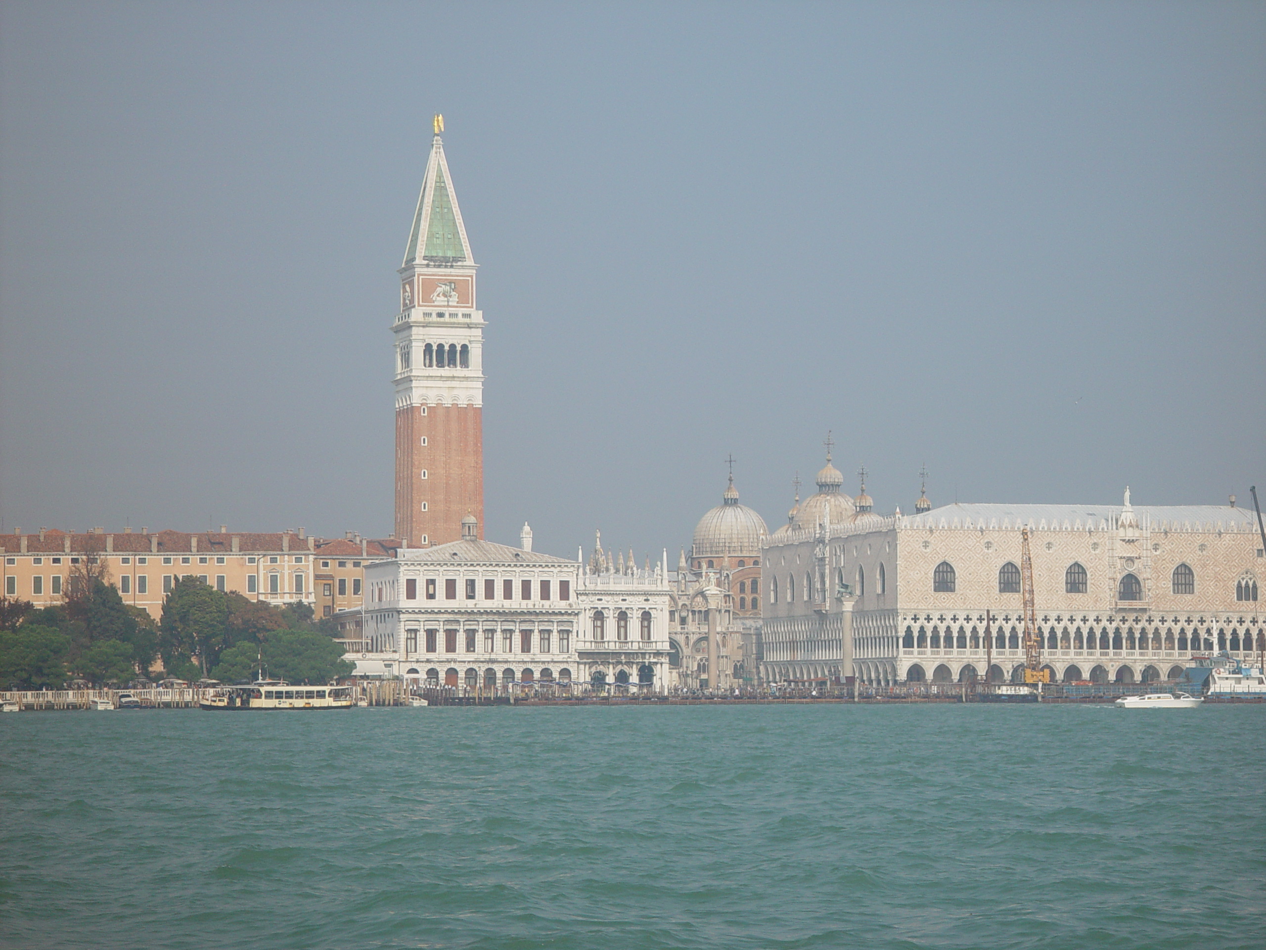Europe Trip 2005 - Italy (Venice - Pigeons, St Mark's Basilica / Square / Clocktower, Gondola Ride, Gelato)