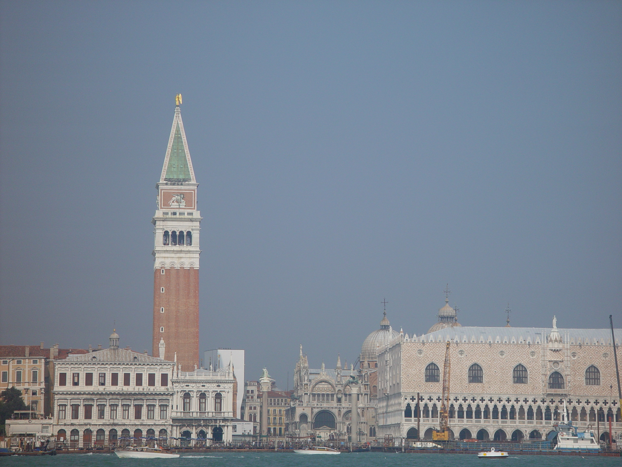 Europe Trip 2005 - Italy (Venice - Pigeons, St Mark's Basilica / Square / Clocktower, Gondola Ride, Gelato)
