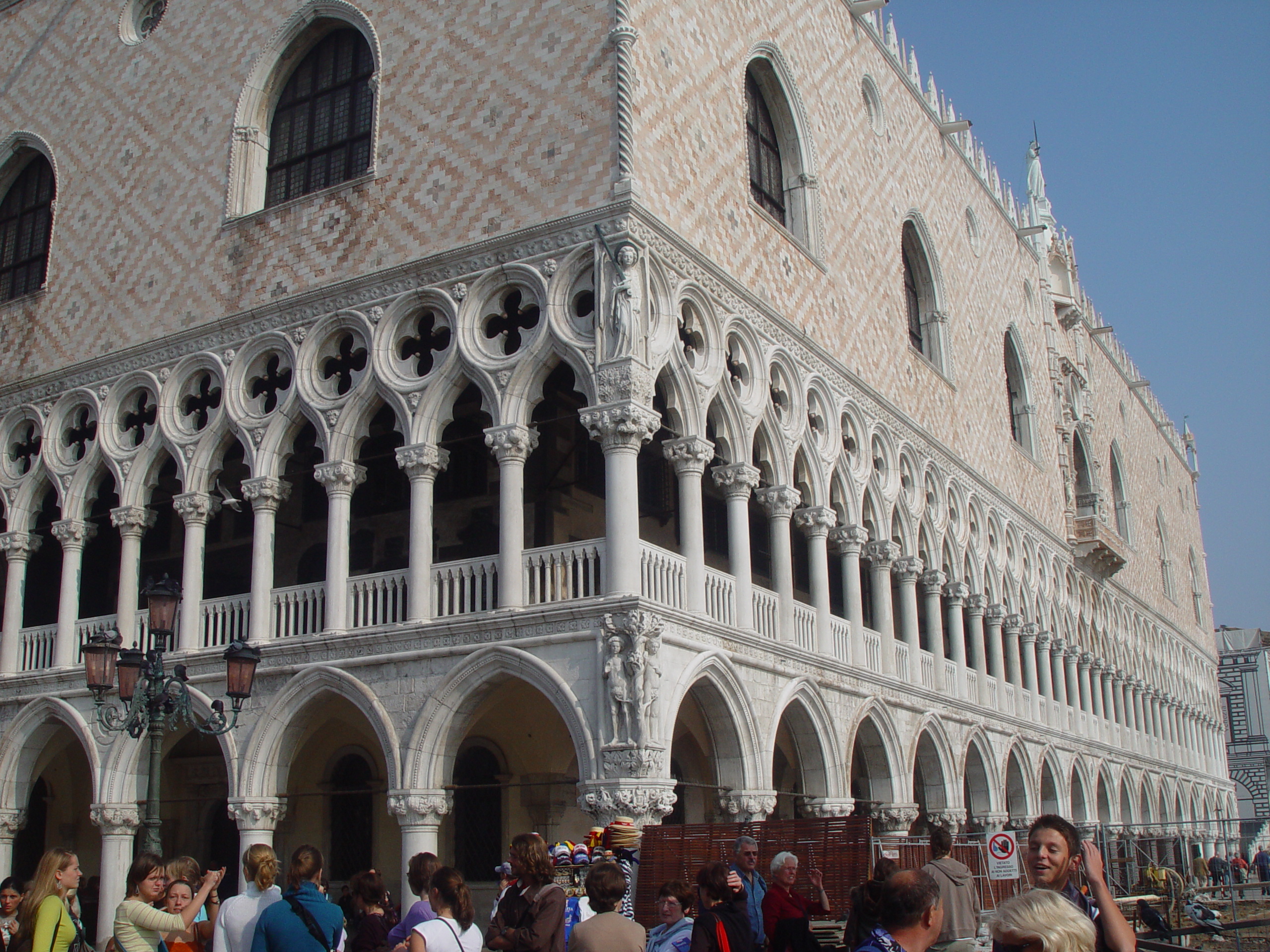 Europe Trip 2005 - Italy (Venice - Pigeons, St Mark's Basilica / Square / Clocktower, Gondola Ride, Gelato)