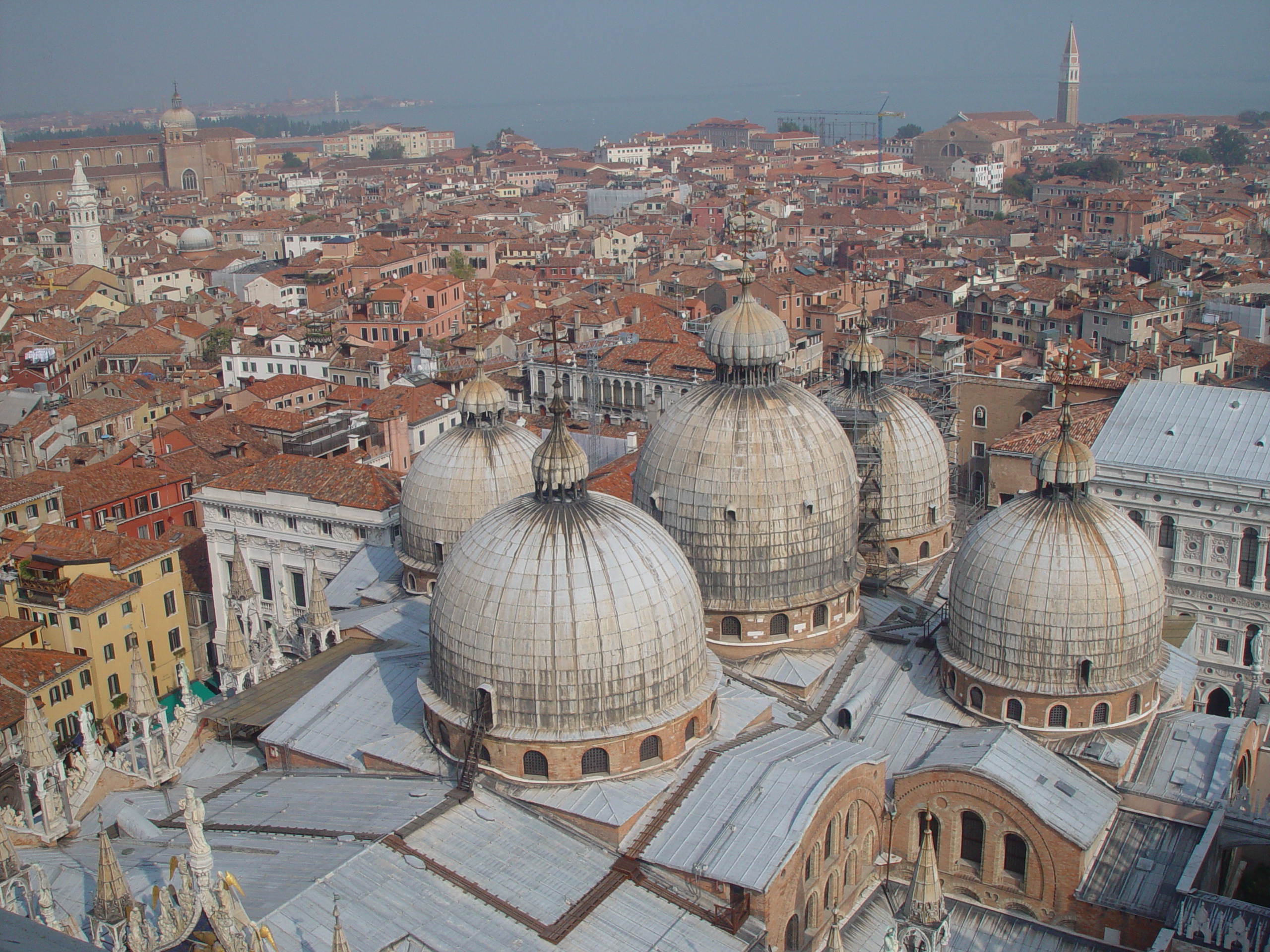 Europe Trip 2005 - Italy (Venice - Pigeons, St Mark's Basilica / Square / Clocktower, Gondola Ride, Gelato)