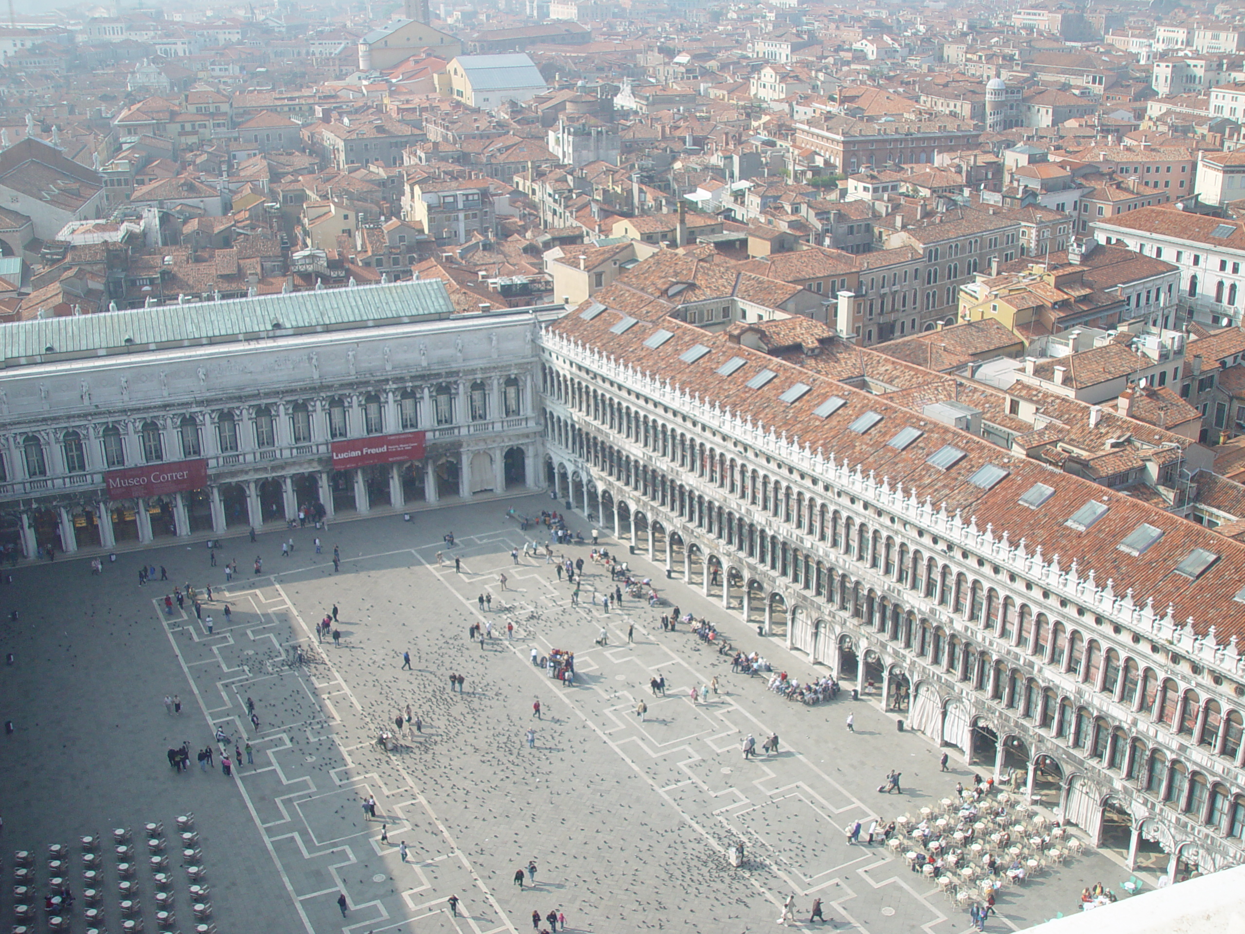Europe Trip 2005 - Italy (Venice - Pigeons, St Mark's Basilica / Square / Clocktower, Gondola Ride, Gelato)