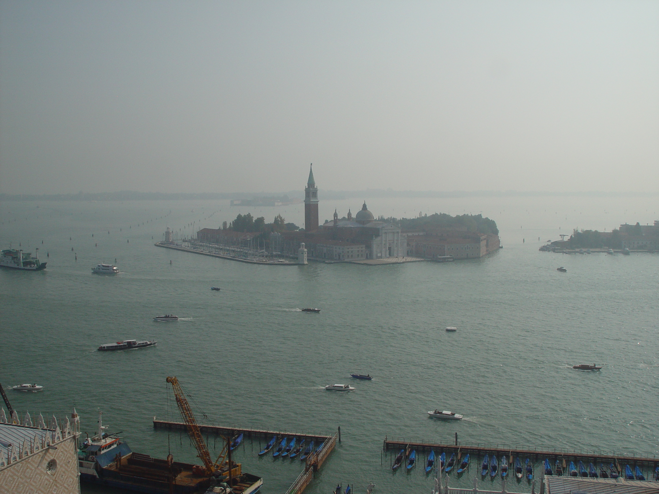 Europe Trip 2005 - Italy (Venice - Pigeons, St Mark's Basilica / Square / Clocktower, Gondola Ride, Gelato)