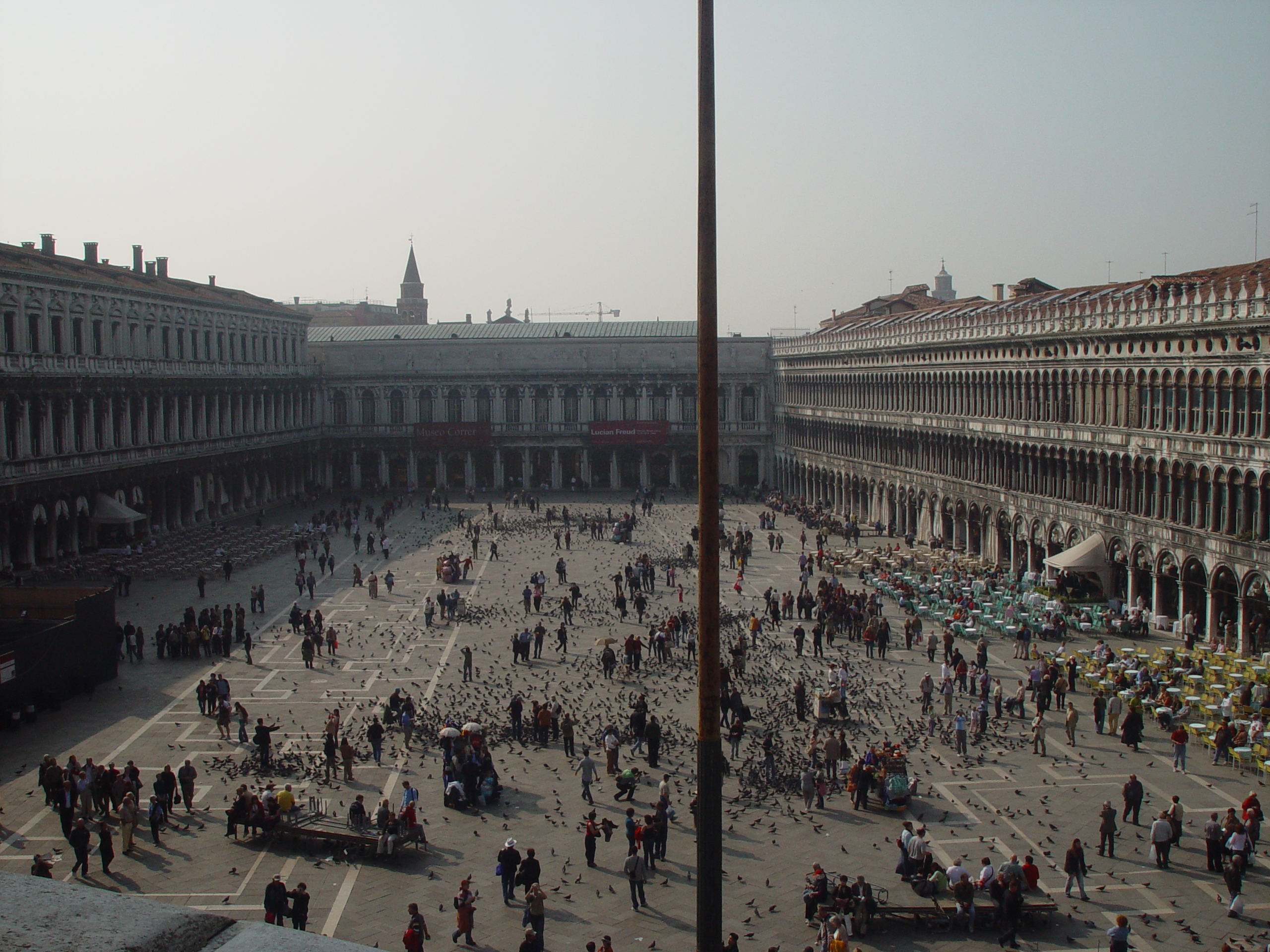 Europe Trip 2005 - Italy (Venice - Pigeons, St Mark's Basilica / Square / Clocktower, Gondola Ride, Gelato)