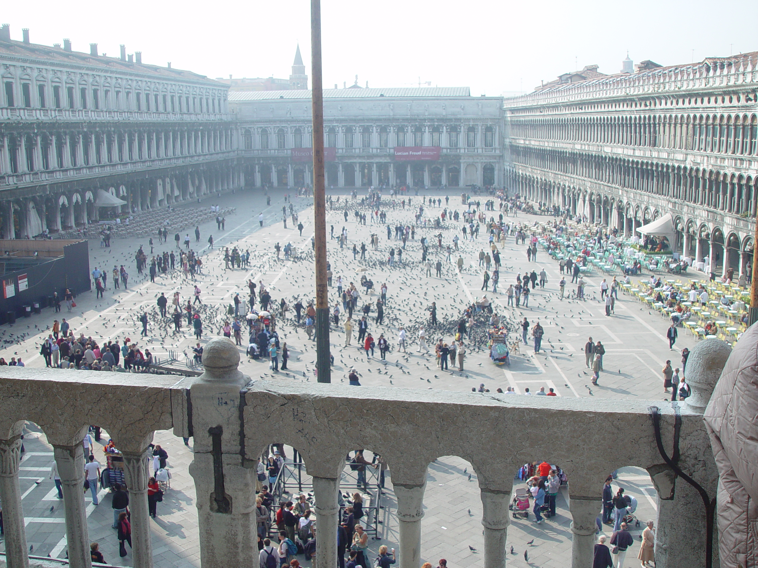 Europe Trip 2005 - Italy (Venice - Pigeons, St Mark's Basilica / Square / Clocktower, Gondola Ride, Gelato)