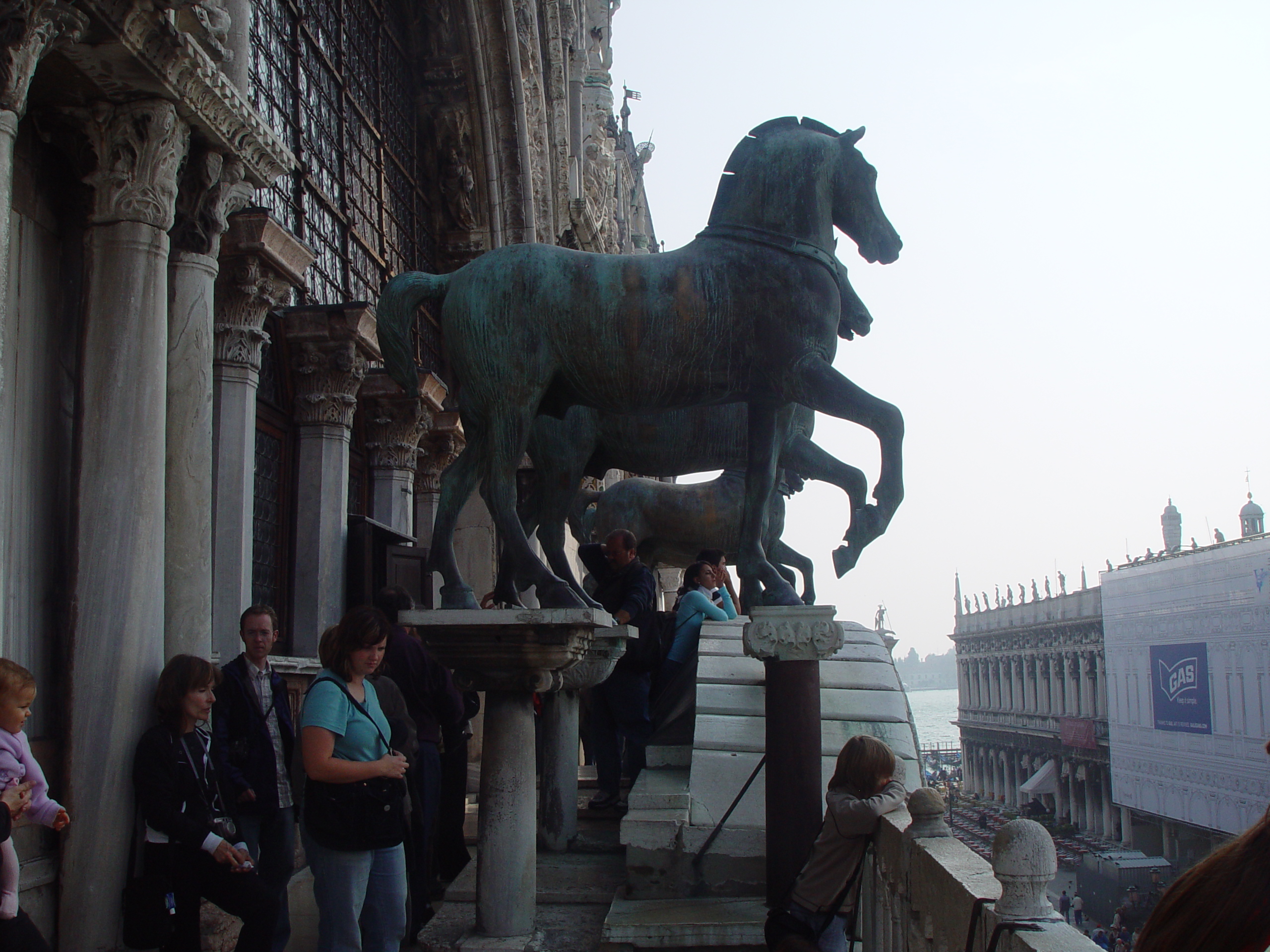 Europe Trip 2005 - Italy (Venice - Pigeons, St Mark's Basilica / Square / Clocktower, Gondola Ride, Gelato)