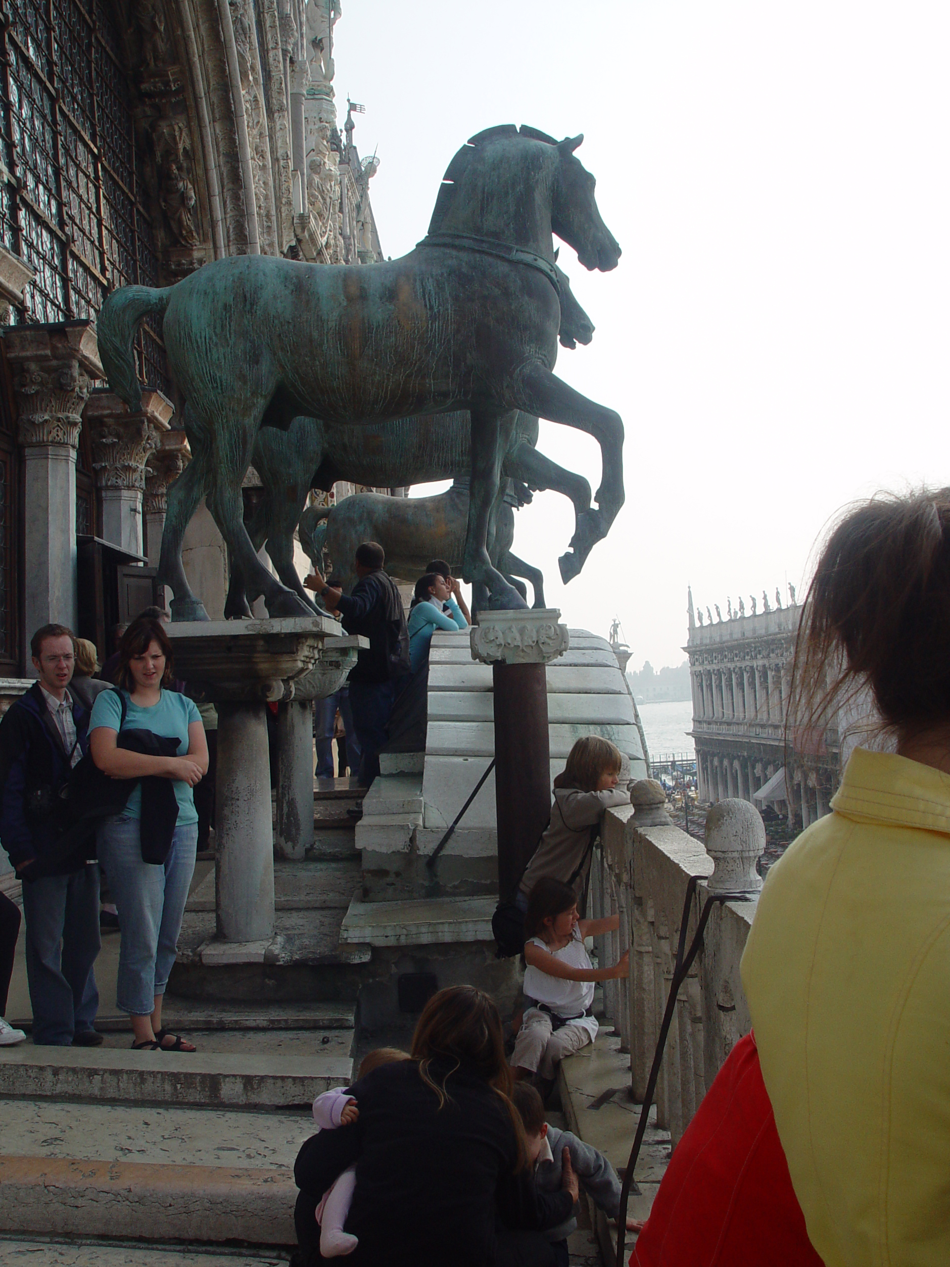 Europe Trip 2005 - Italy (Venice - Pigeons, St Mark's Basilica / Square / Clocktower, Gondola Ride, Gelato)