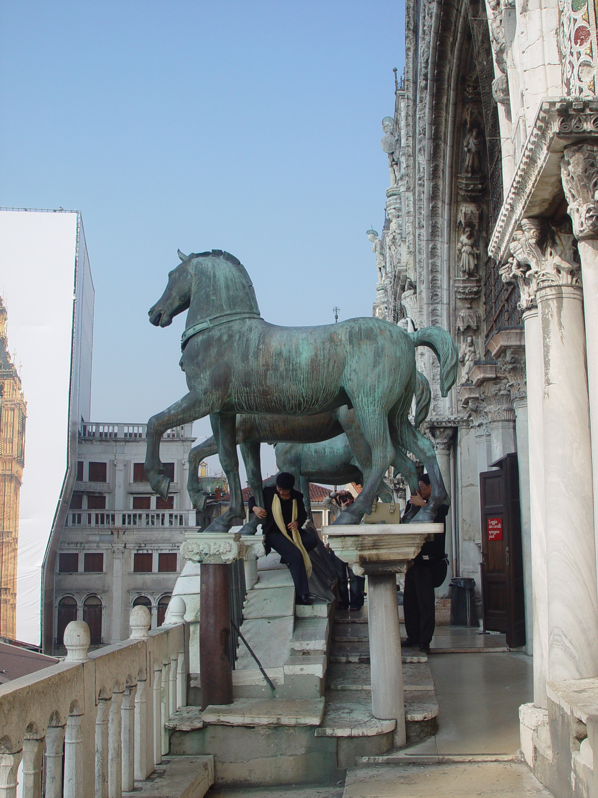 Europe Trip 2005 - Italy (Venice - Pigeons, St Mark's Basilica / Square / Clocktower, Gondola Ride, Gelato)
