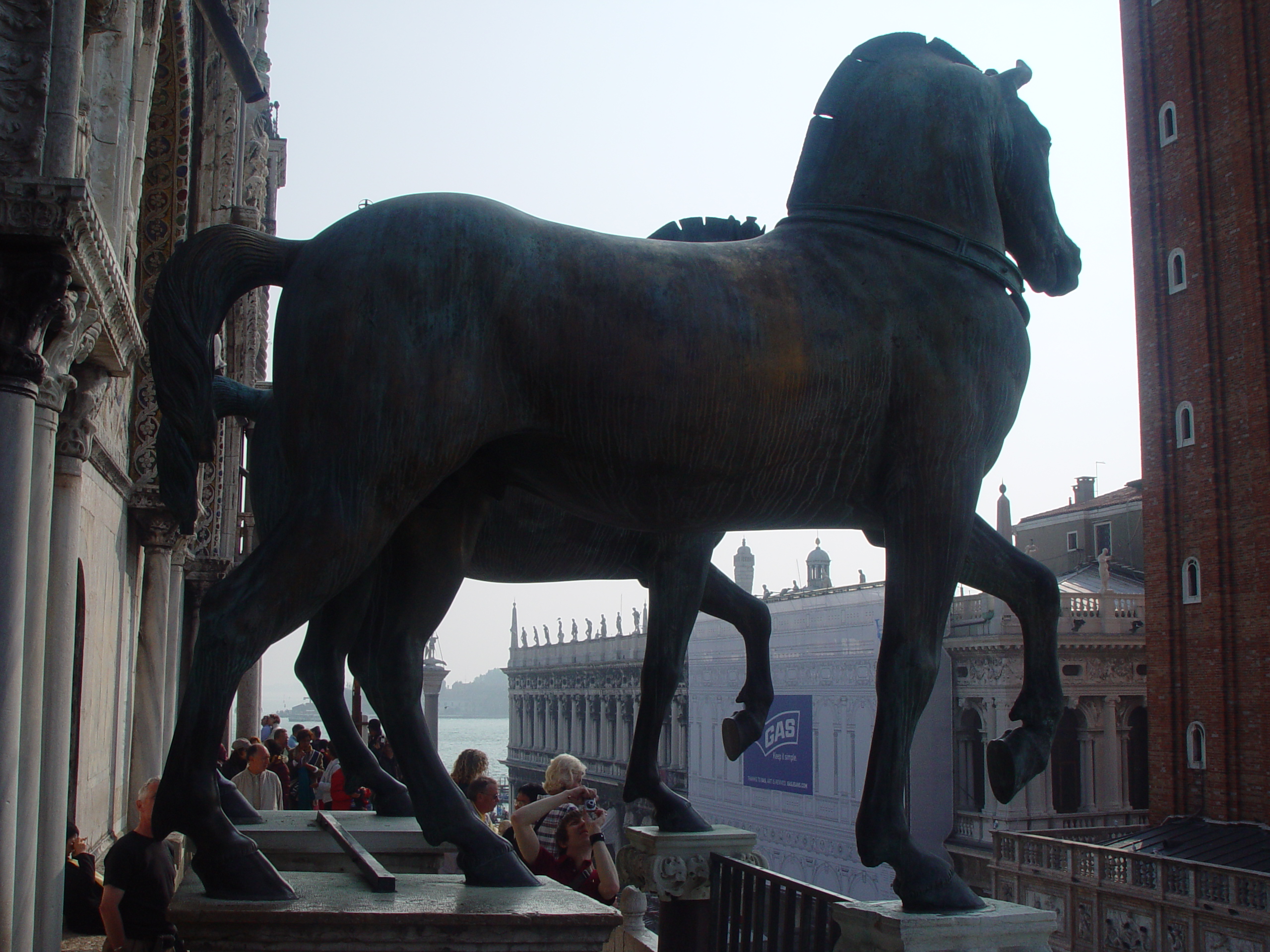 Europe Trip 2005 - Italy (Venice - Pigeons, St Mark's Basilica / Square / Clocktower, Gondola Ride, Gelato)