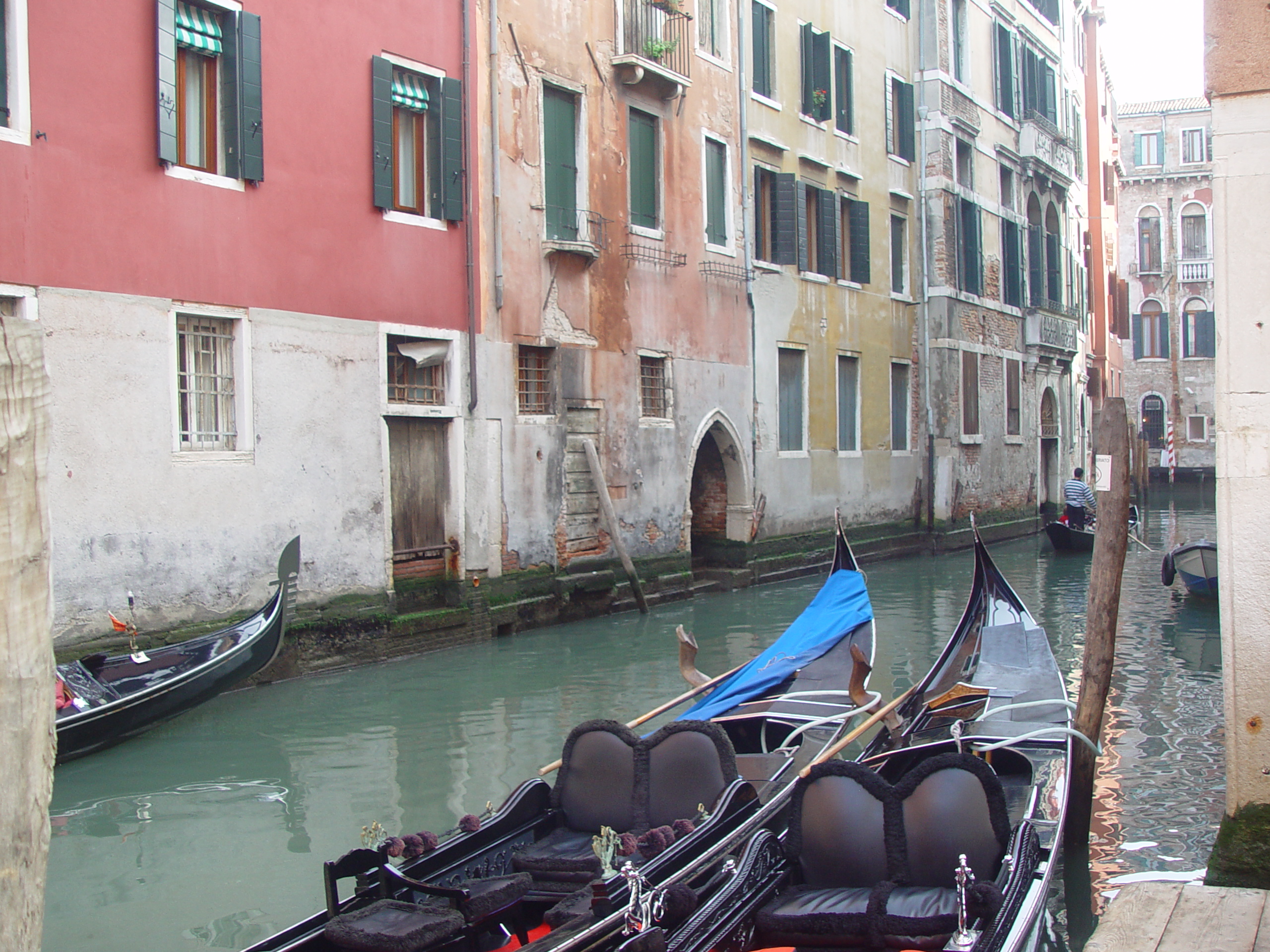 Europe Trip 2005 - Italy (Venice - Pigeons, St Mark's Basilica / Square / Clocktower, Gondola Ride, Gelato)
