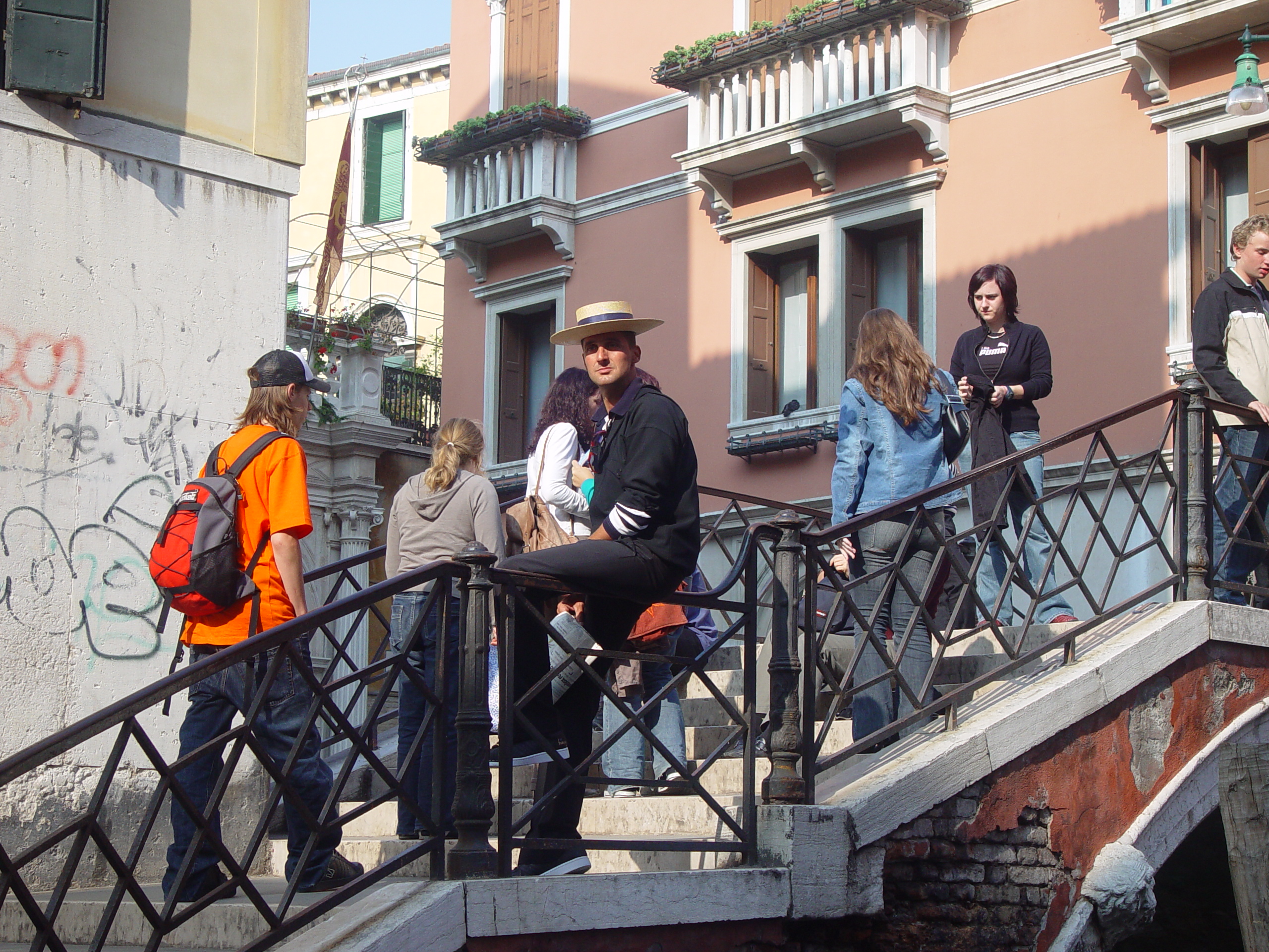 Europe Trip 2005 - Italy (Venice - Pigeons, St Mark's Basilica / Square / Clocktower, Gondola Ride, Gelato)
