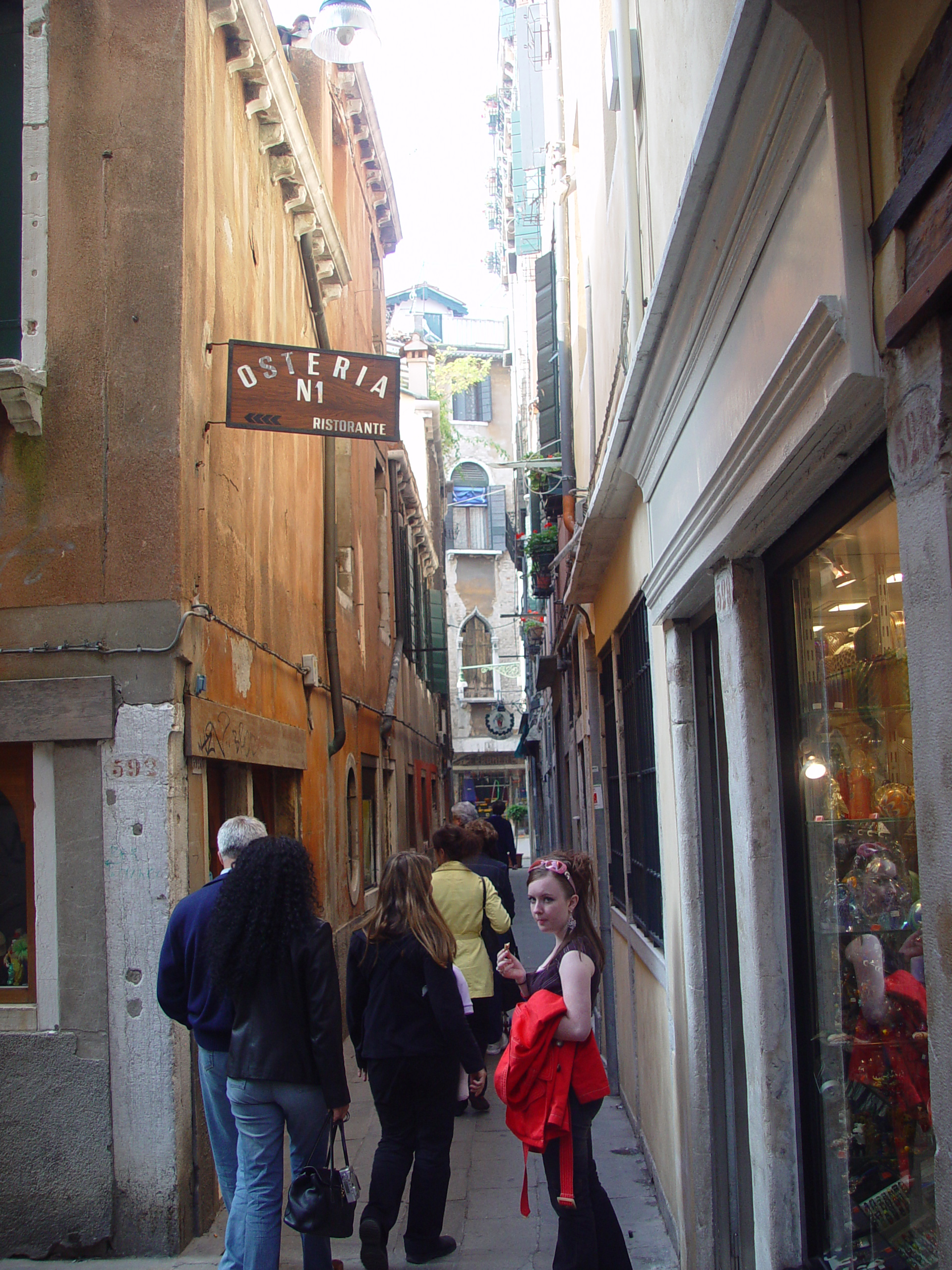 Europe Trip 2005 - Italy (Venice - Pigeons, St Mark's Basilica / Square / Clocktower, Gondola Ride, Gelato)