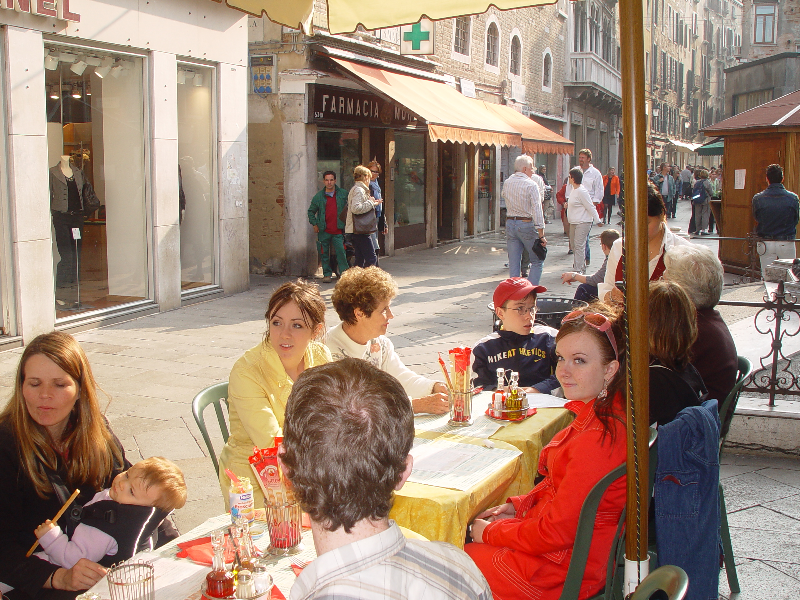 Europe Trip 2005 - Italy (Venice - Pigeons, St Mark's Basilica / Square / Clocktower, Gondola Ride, Gelato)