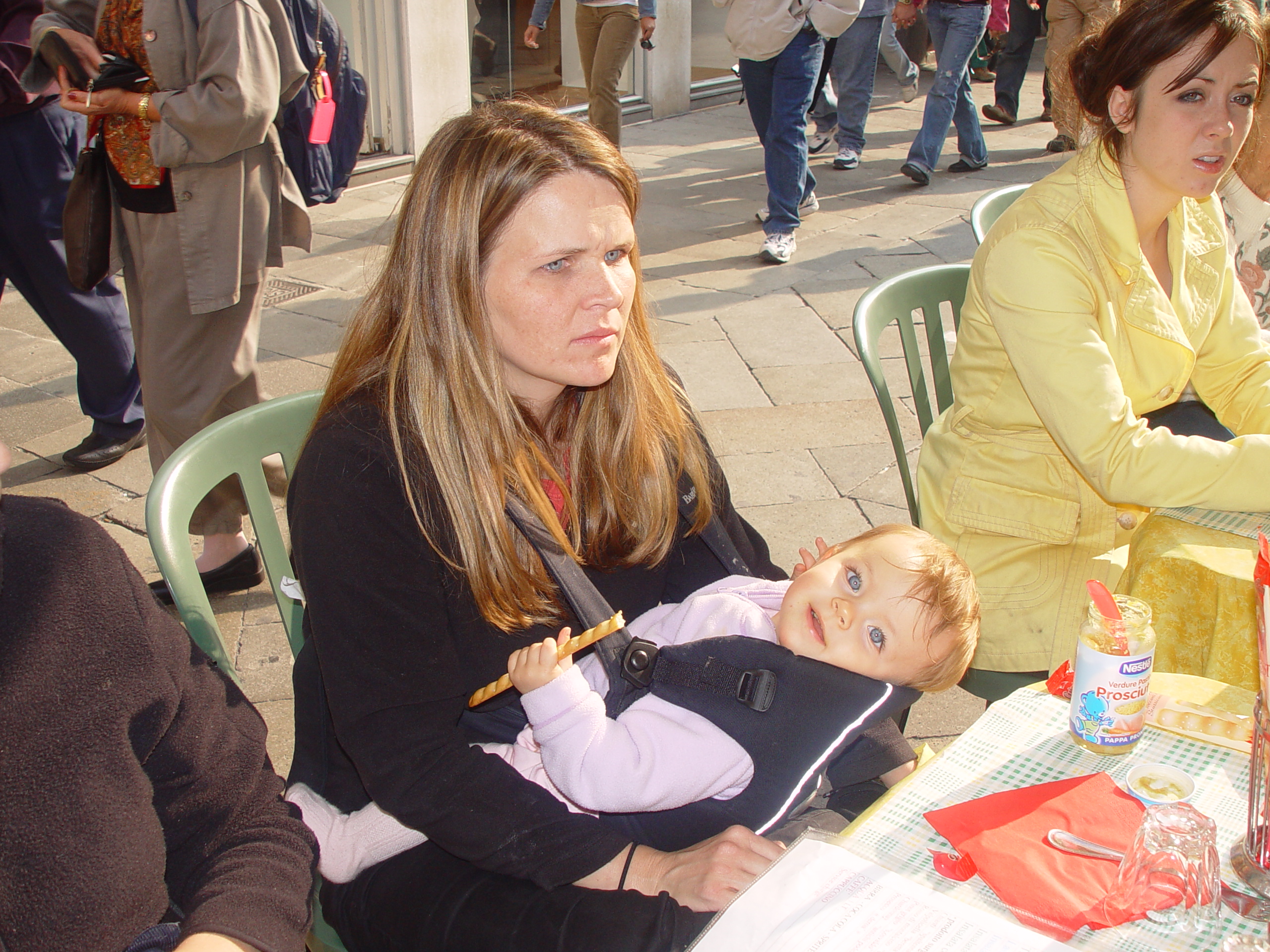 Europe Trip 2005 - Italy (Venice - Pigeons, St Mark's Basilica / Square / Clocktower, Gondola Ride, Gelato)