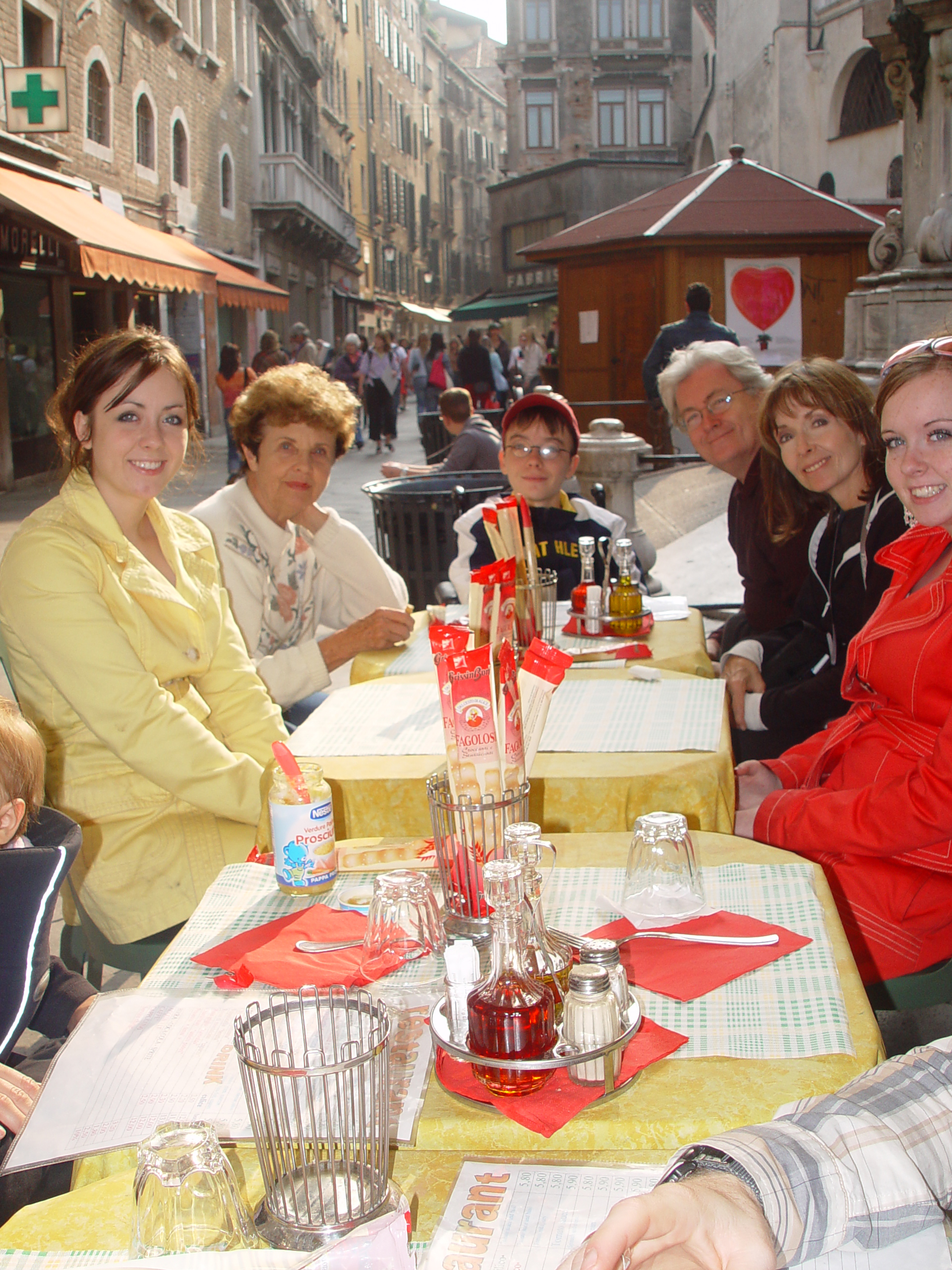 Europe Trip 2005 - Italy (Venice - Pigeons, St Mark's Basilica / Square / Clocktower, Gondola Ride, Gelato)