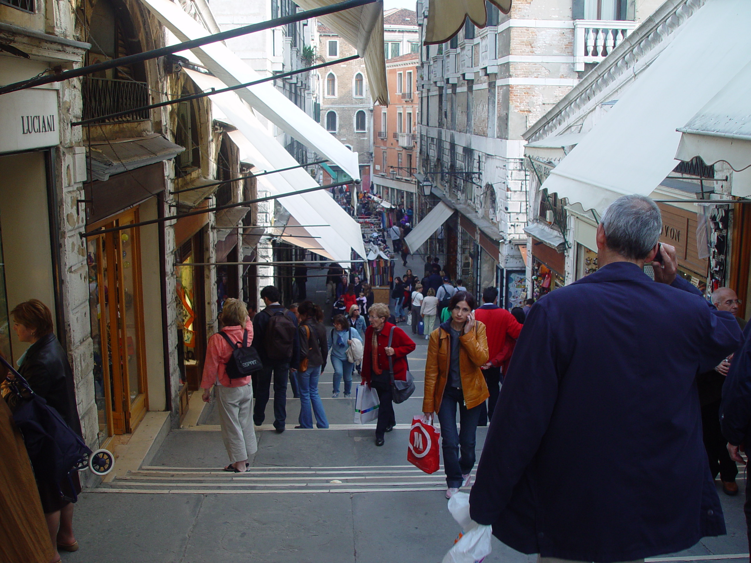Europe Trip 2005 - Italy (Venice - Pigeons, St Mark's Basilica / Square / Clocktower, Gondola Ride, Gelato)