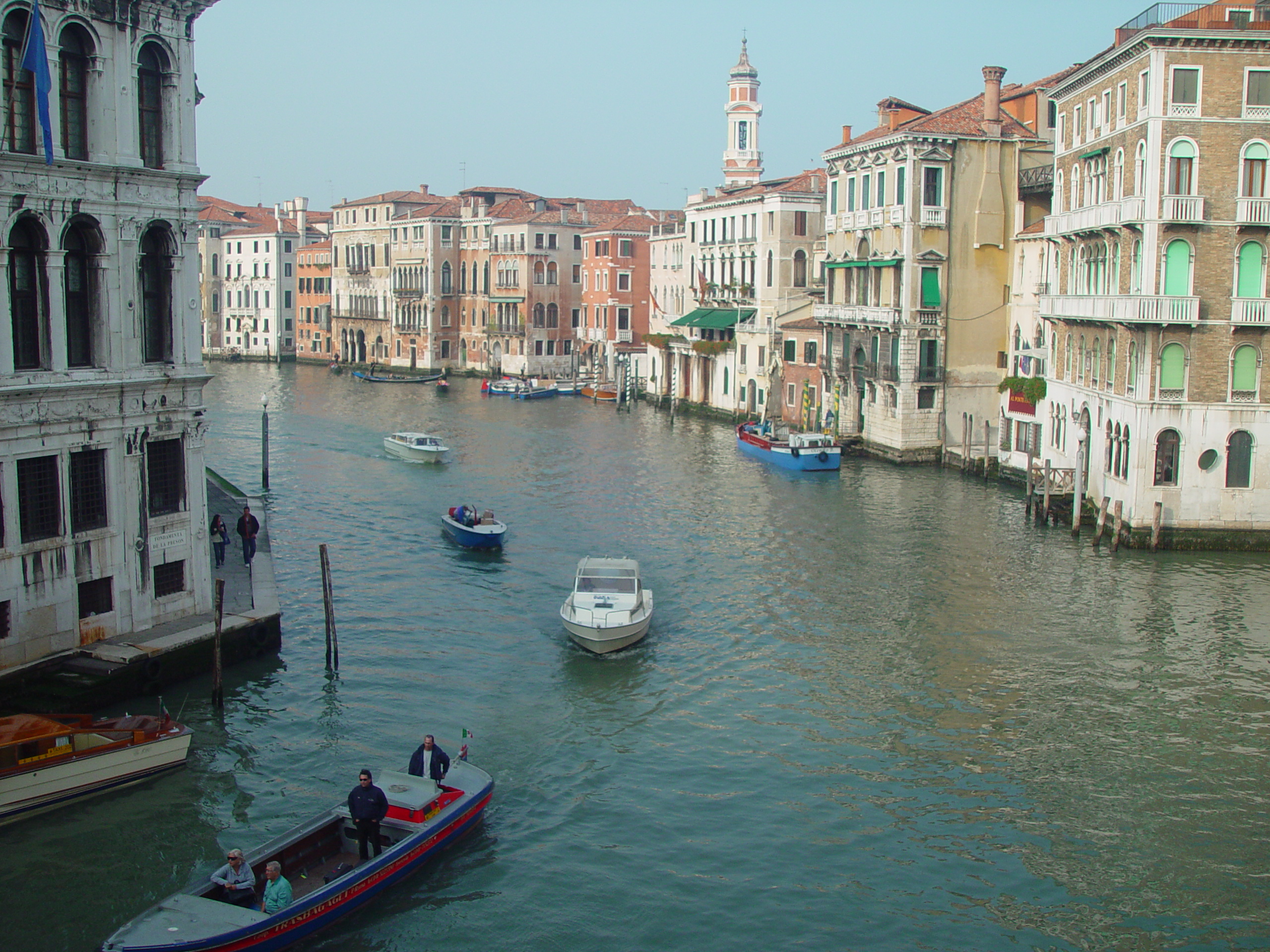Europe Trip 2005 - Italy (Venice - Pigeons, St Mark's Basilica / Square / Clocktower, Gondola Ride, Gelato)