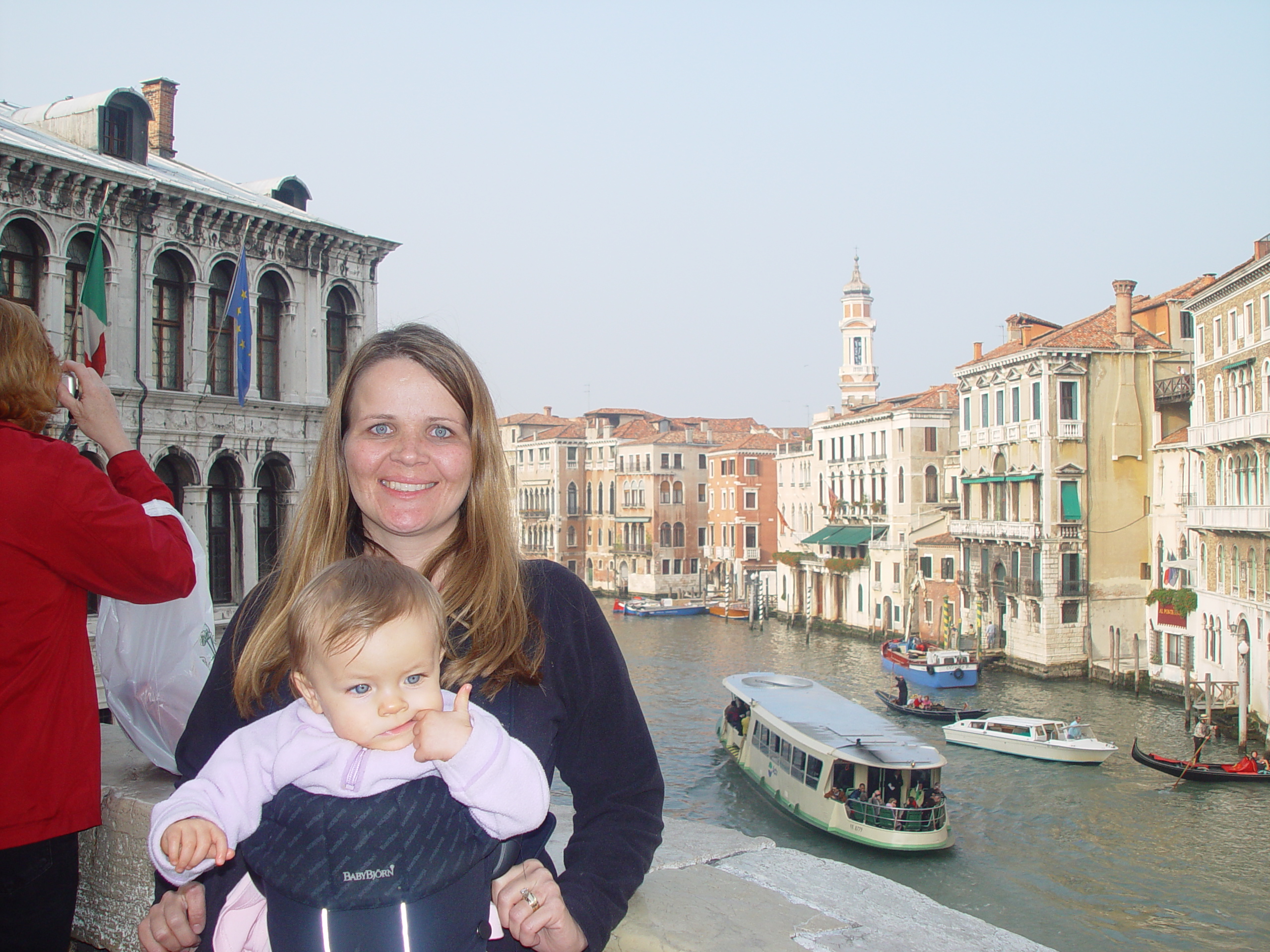 Europe Trip 2005 - Italy (Venice - Pigeons, St Mark's Basilica / Square / Clocktower, Gondola Ride, Gelato)