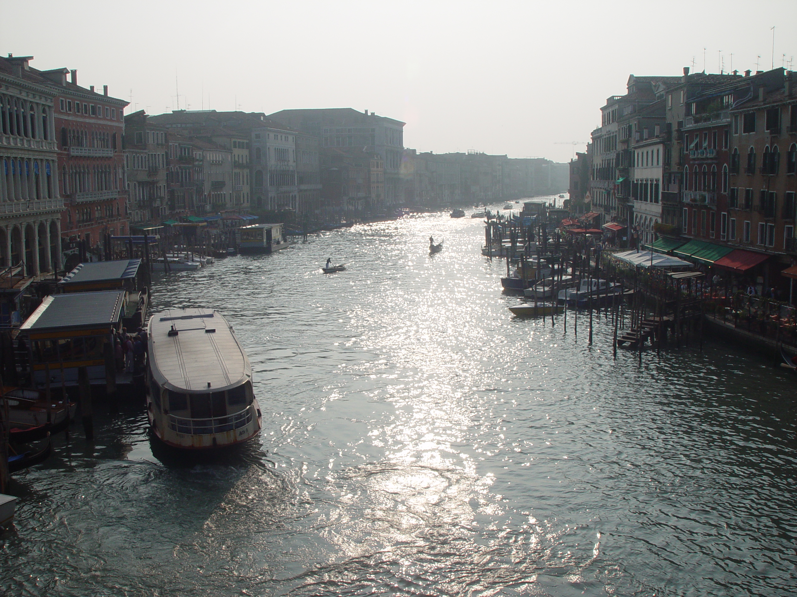 Europe Trip 2005 - Italy (Venice - Pigeons, St Mark's Basilica / Square / Clocktower, Gondola Ride, Gelato)