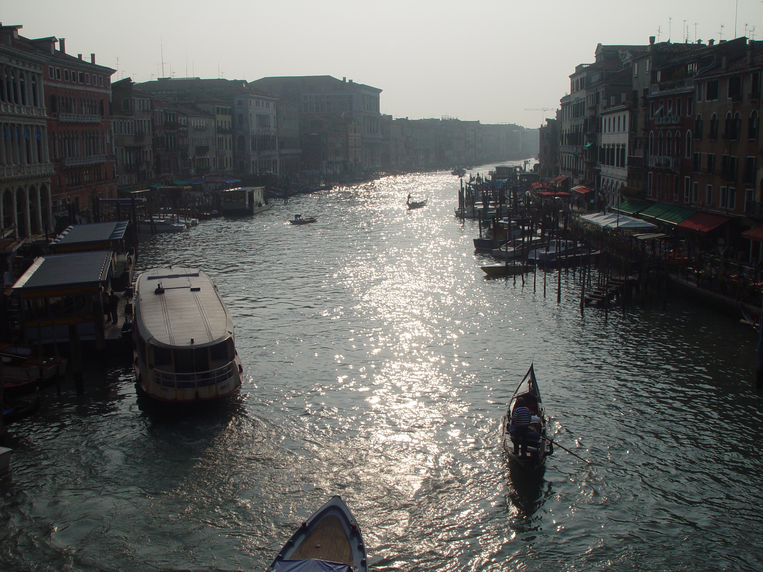 Europe Trip 2005 - Italy (Venice - Pigeons, St Mark's Basilica / Square / Clocktower, Gondola Ride, Gelato)