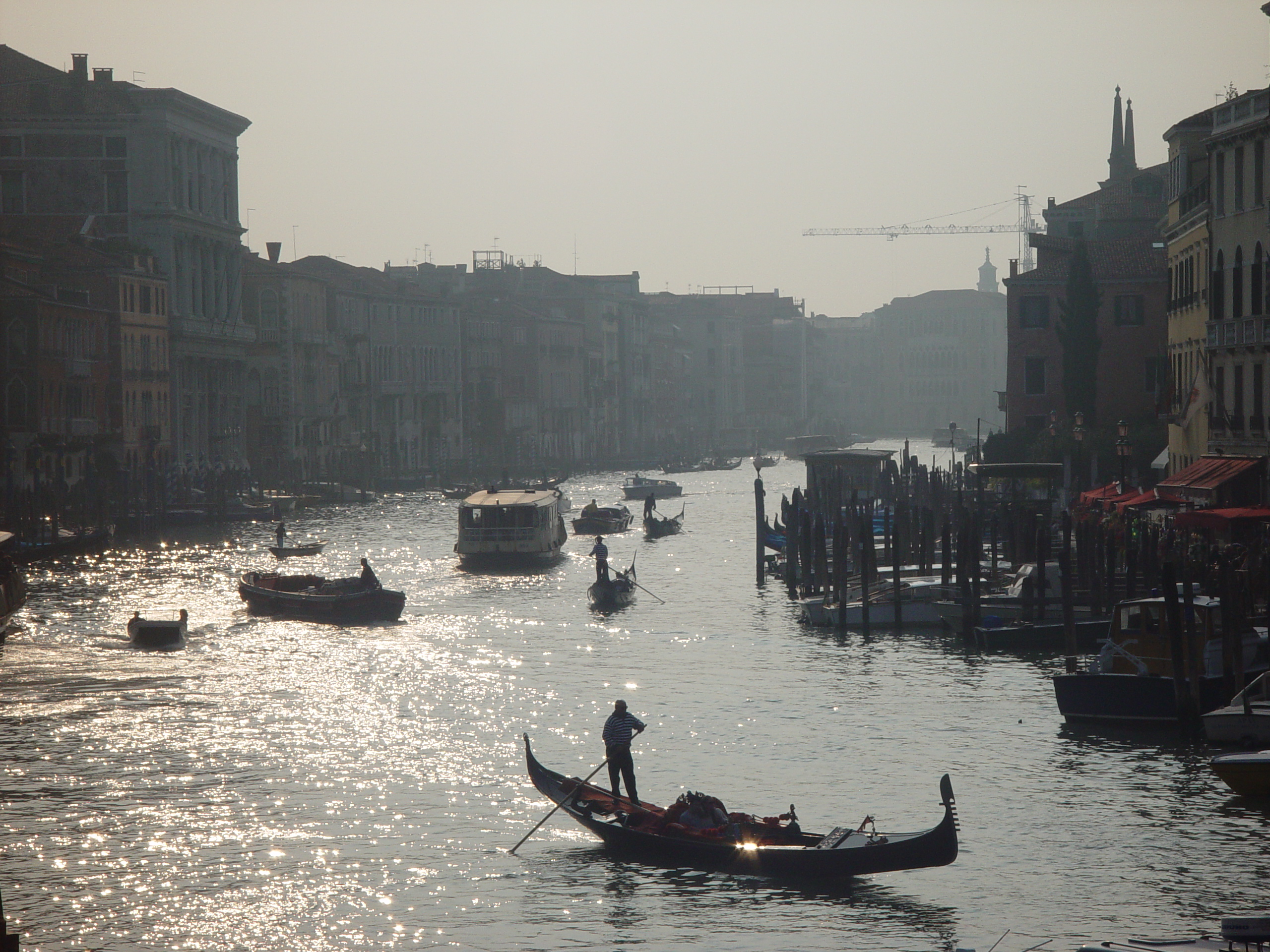 Europe Trip 2005 - Italy (Venice - Pigeons, St Mark's Basilica / Square / Clocktower, Gondola Ride, Gelato)