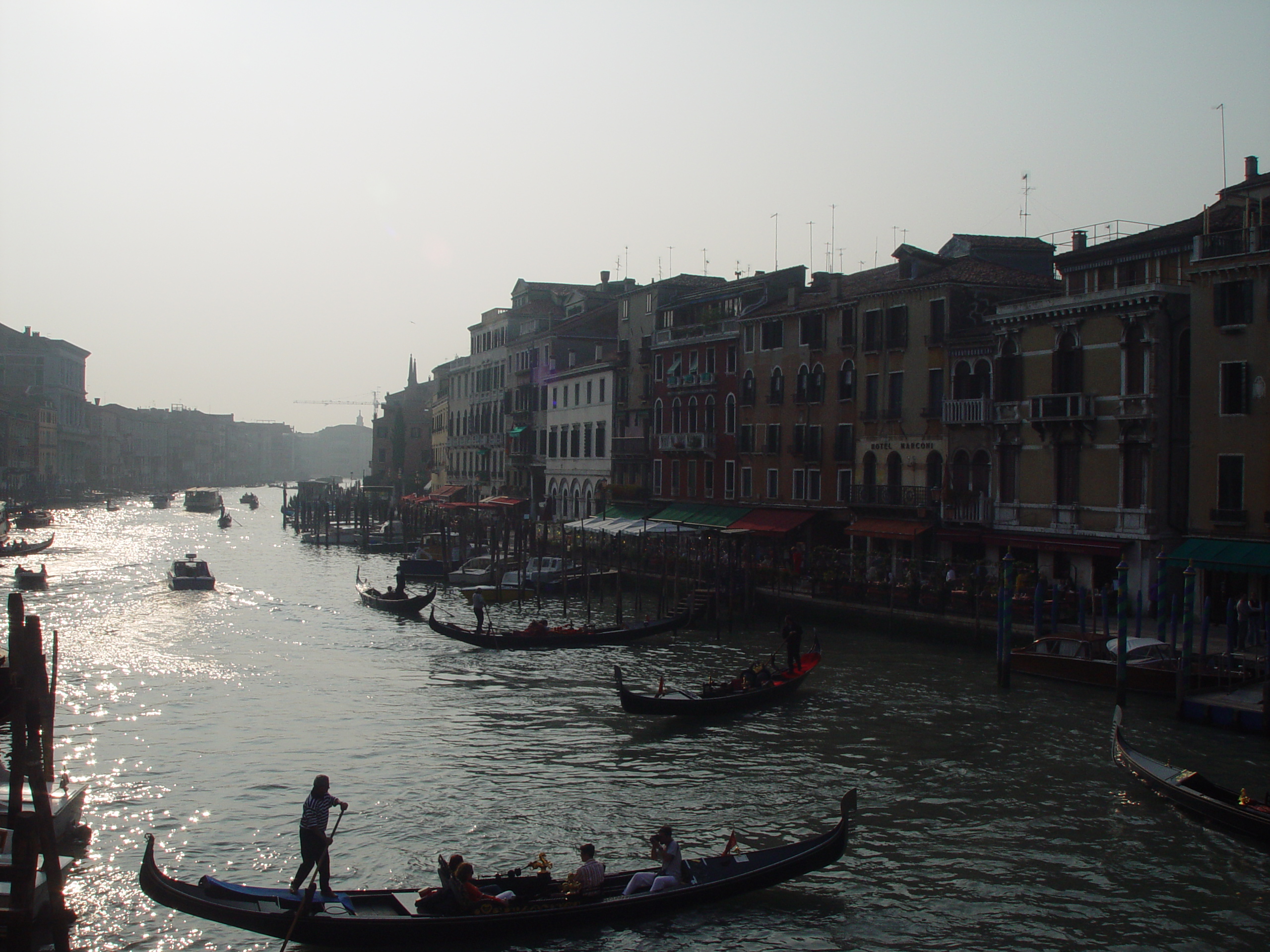 Europe Trip 2005 - Italy (Venice - Pigeons, St Mark's Basilica / Square / Clocktower, Gondola Ride, Gelato)