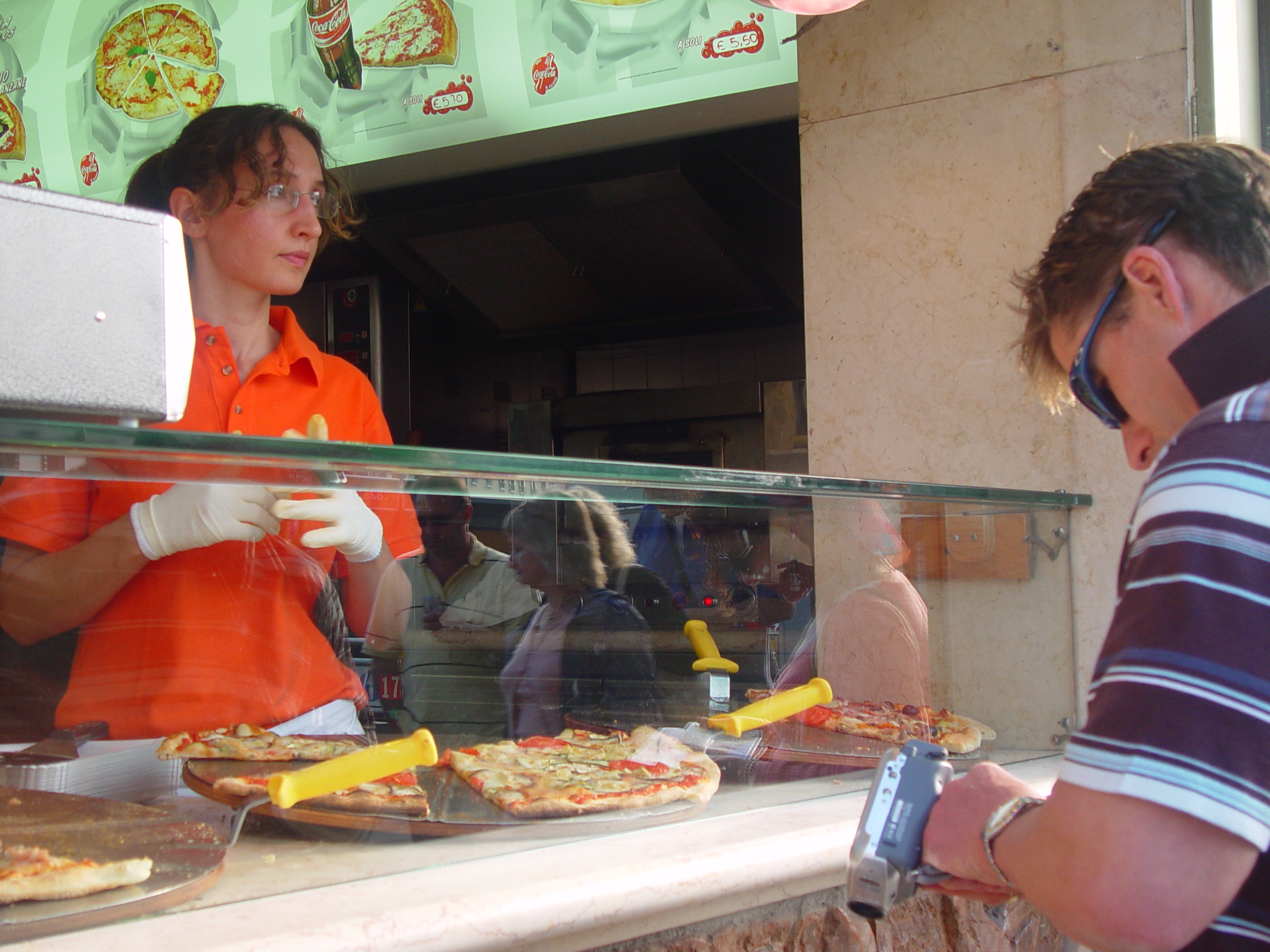 Europe Trip 2005 - Italy (Venice - Pigeons, St Mark's Basilica / Square / Clocktower, Gondola Ride, Gelato)