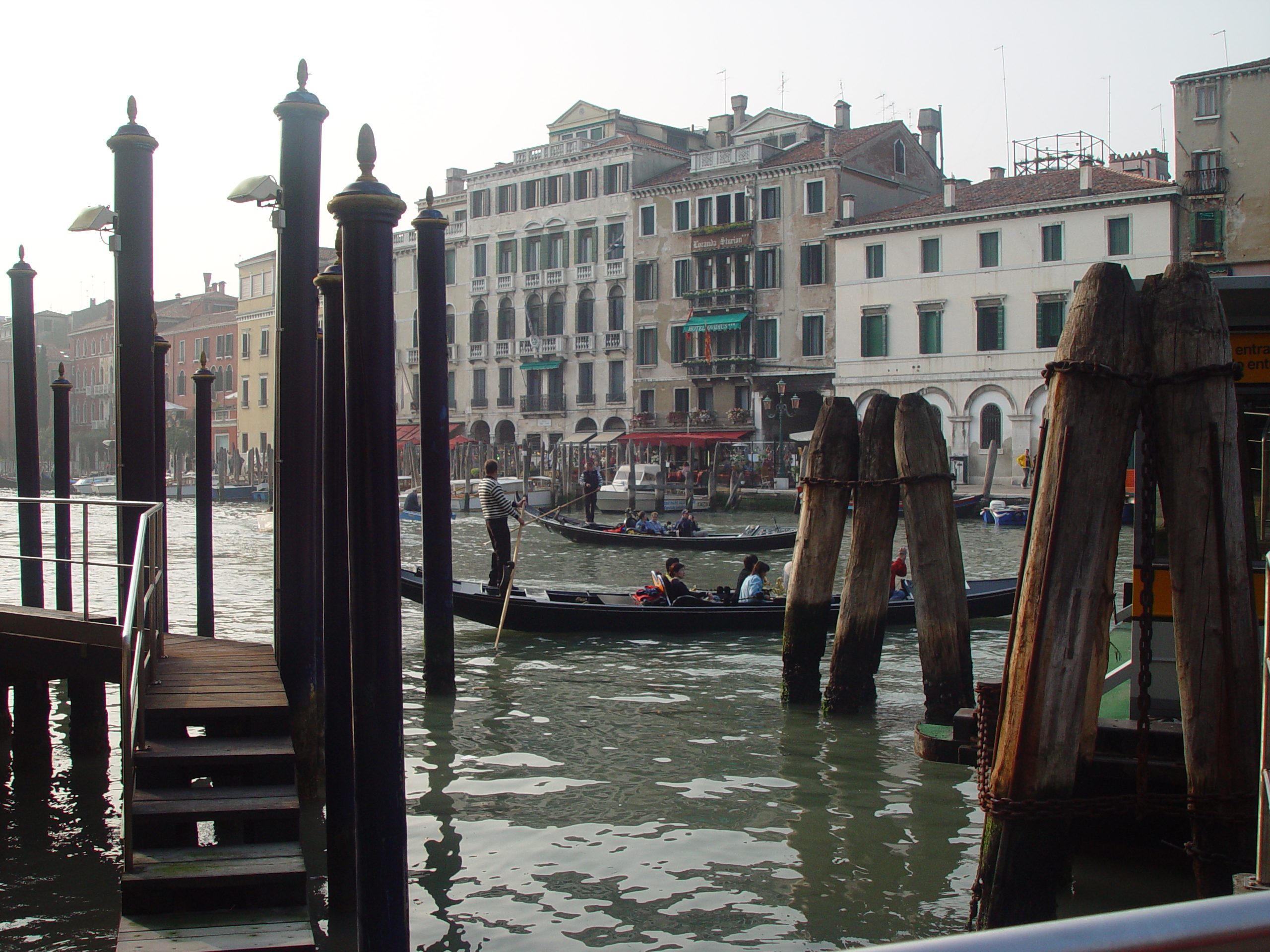 Europe Trip 2005 - Italy (Venice - Pigeons, St Mark's Basilica / Square / Clocktower, Gondola Ride, Gelato)