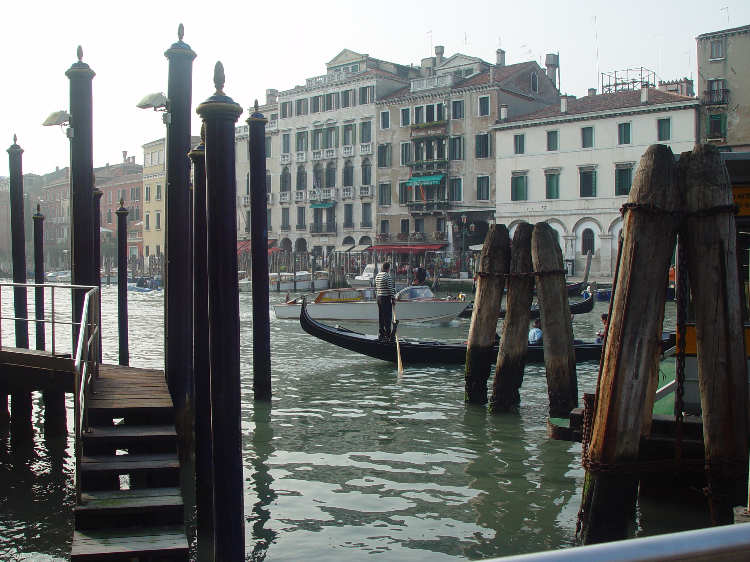Europe Trip 2005 - Italy (Venice - Pigeons, St Mark's Basilica / Square / Clocktower, Gondola Ride, Gelato)