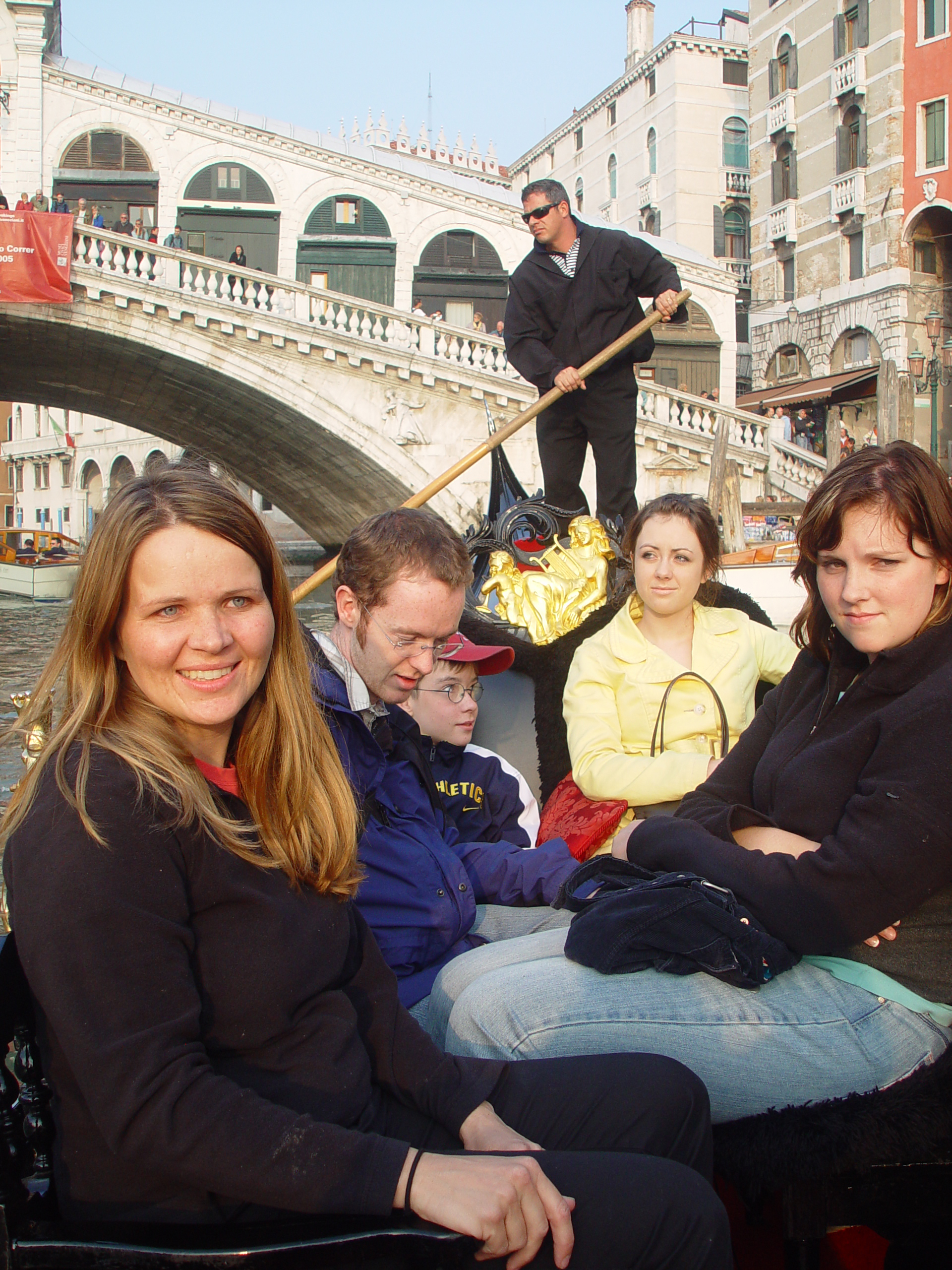 Europe Trip 2005 - Italy (Venice - Pigeons, St Mark's Basilica / Square / Clocktower, Gondola Ride, Gelato)