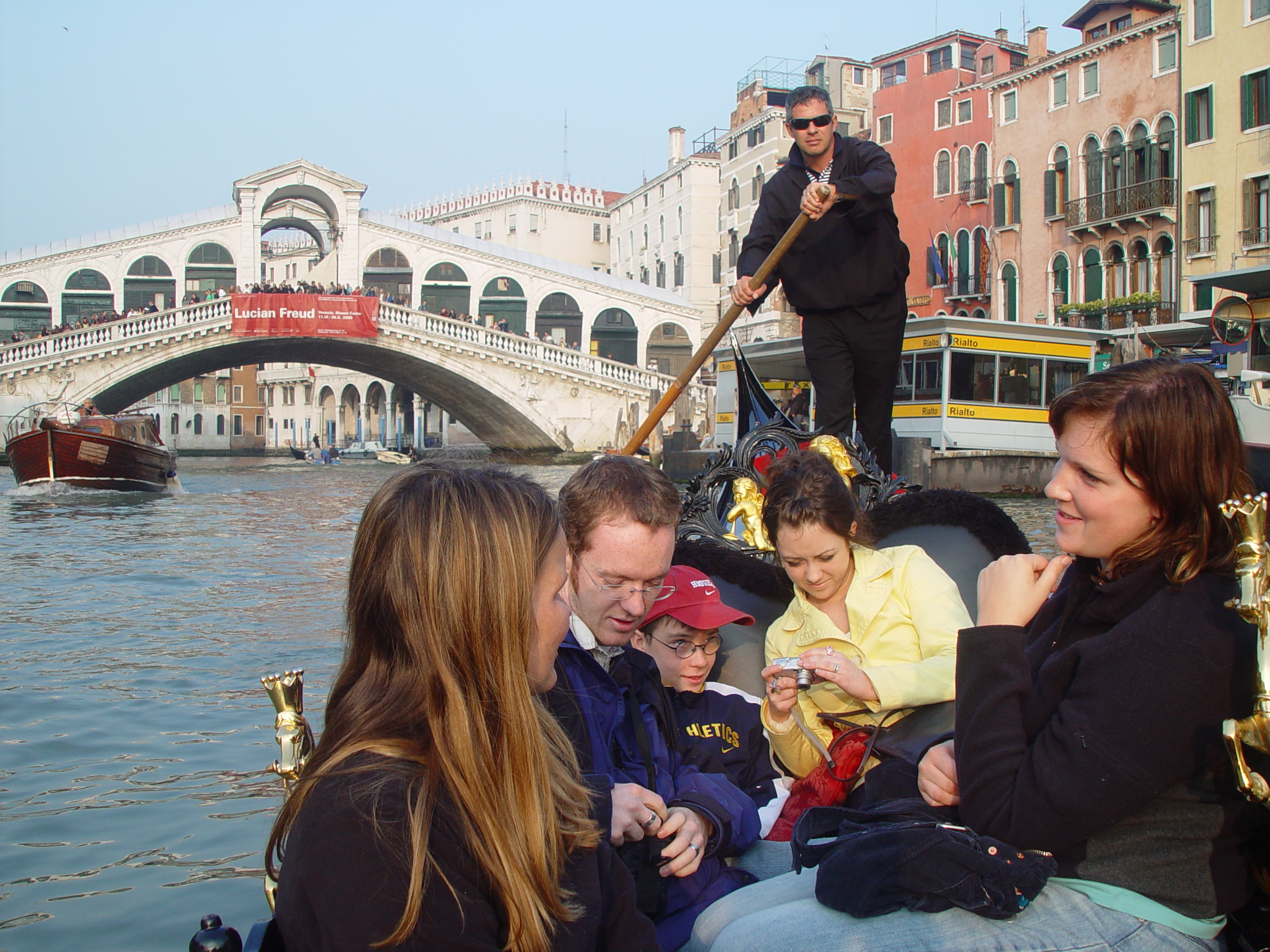 Europe Trip 2005 - Italy (Venice - Pigeons, St Mark's Basilica / Square / Clocktower, Gondola Ride, Gelato)
