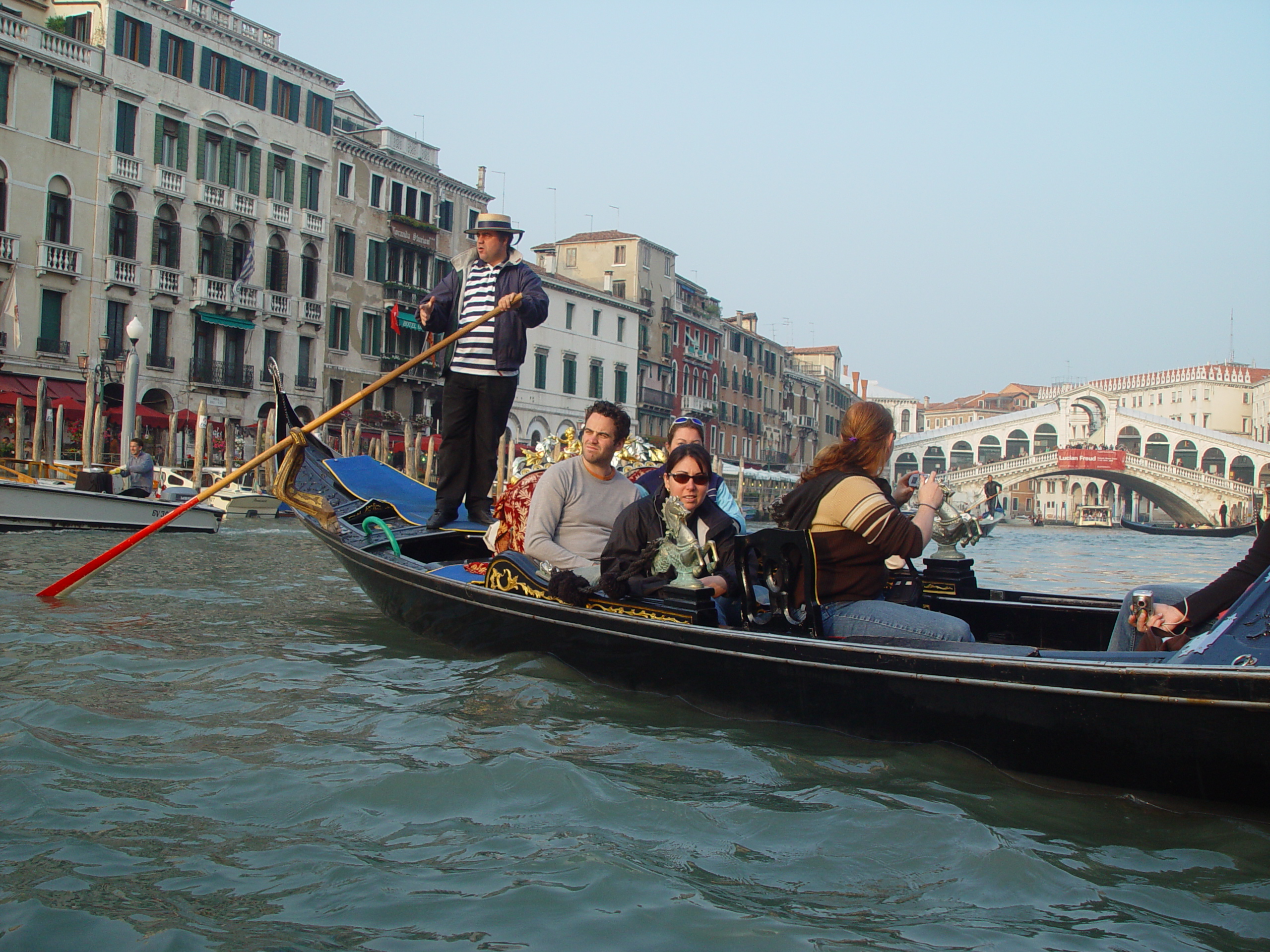 Europe Trip 2005 - Italy (Venice - Pigeons, St Mark's Basilica / Square / Clocktower, Gondola Ride, Gelato)