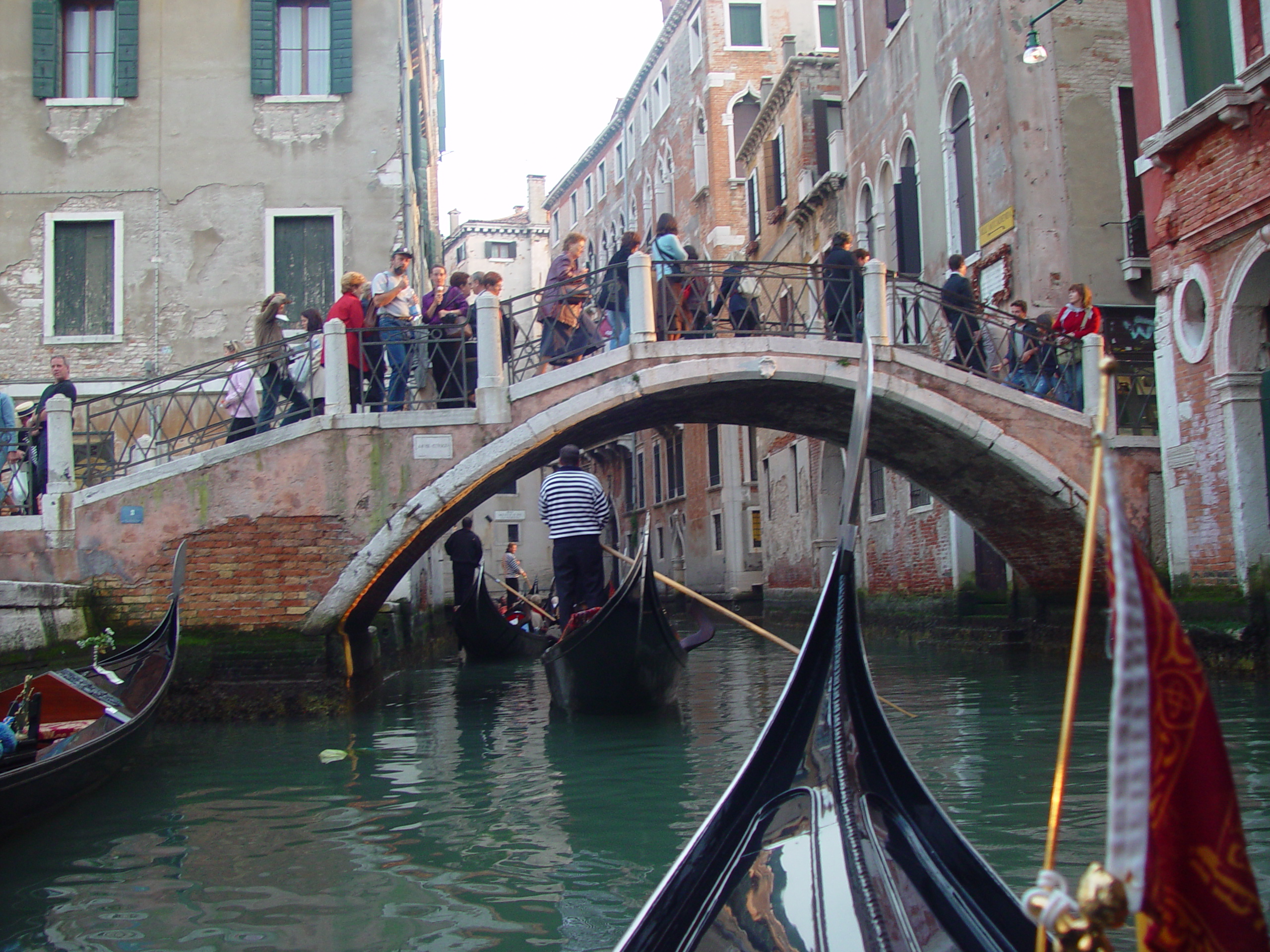 Europe Trip 2005 - Italy (Venice - Pigeons, St Mark's Basilica / Square / Clocktower, Gondola Ride, Gelato)
