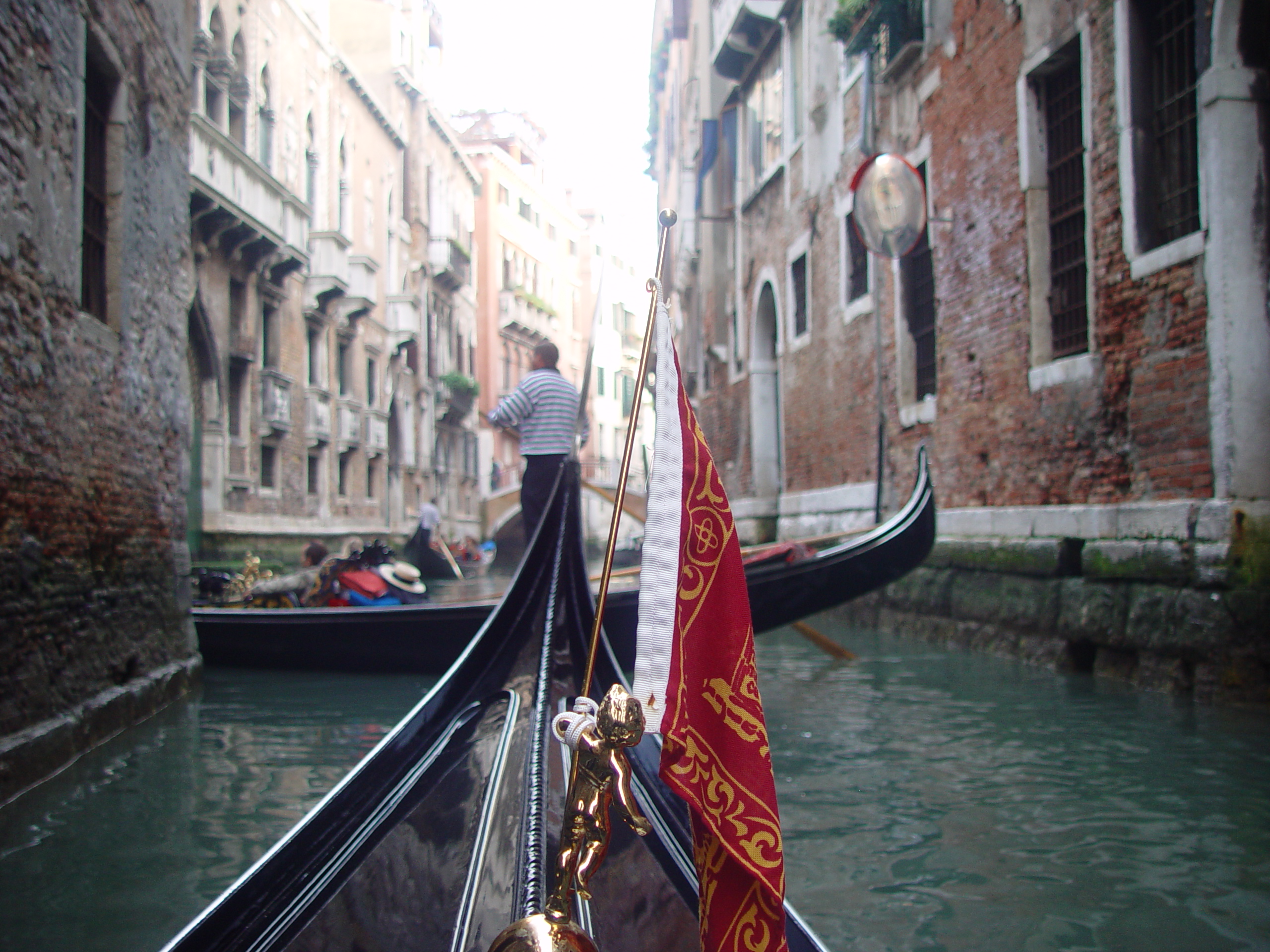 Europe Trip 2005 - Italy (Venice - Pigeons, St Mark's Basilica / Square / Clocktower, Gondola Ride, Gelato)