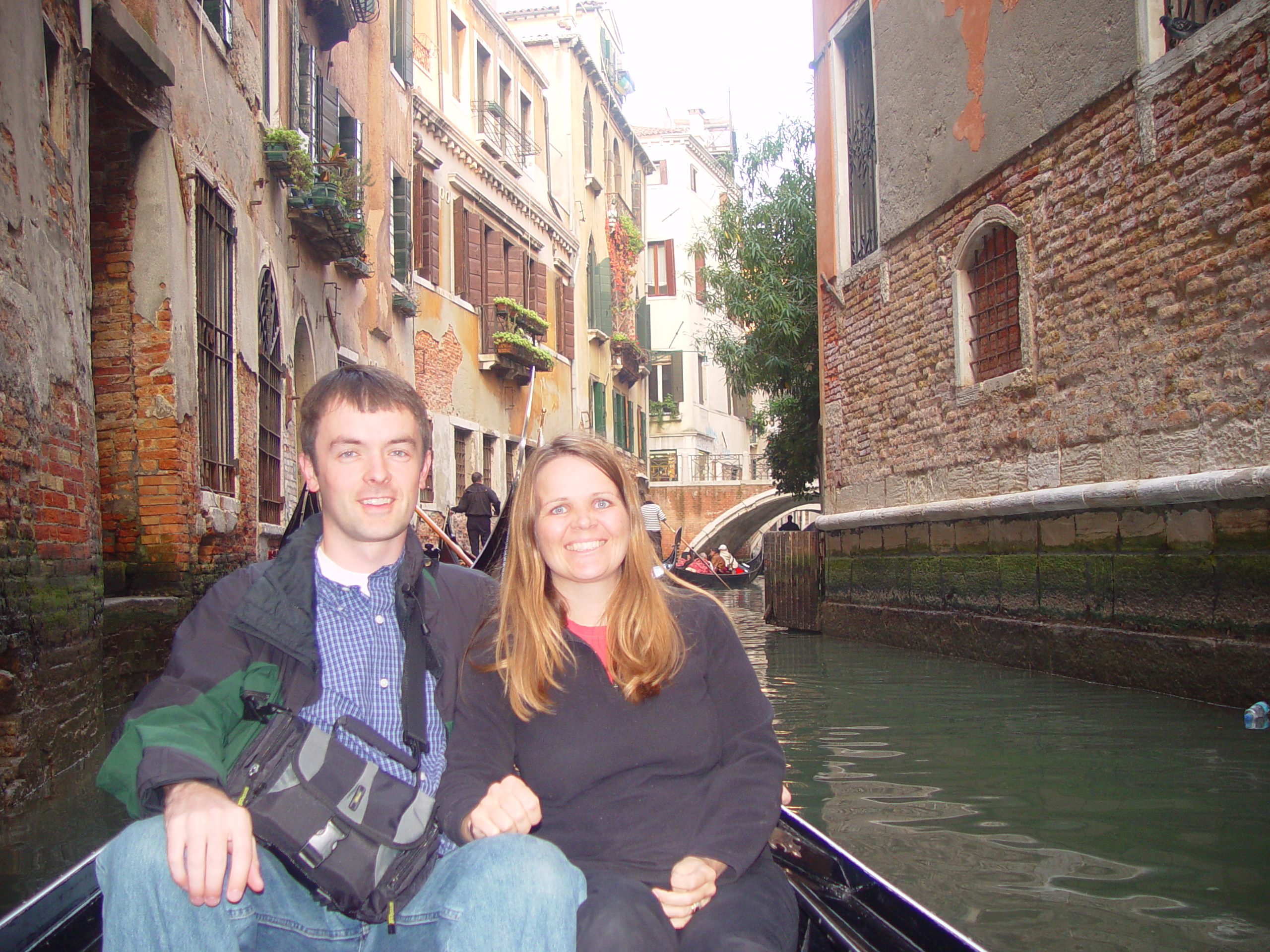 Europe Trip 2005 - Italy (Venice - Pigeons, St Mark's Basilica / Square / Clocktower, Gondola Ride, Gelato)