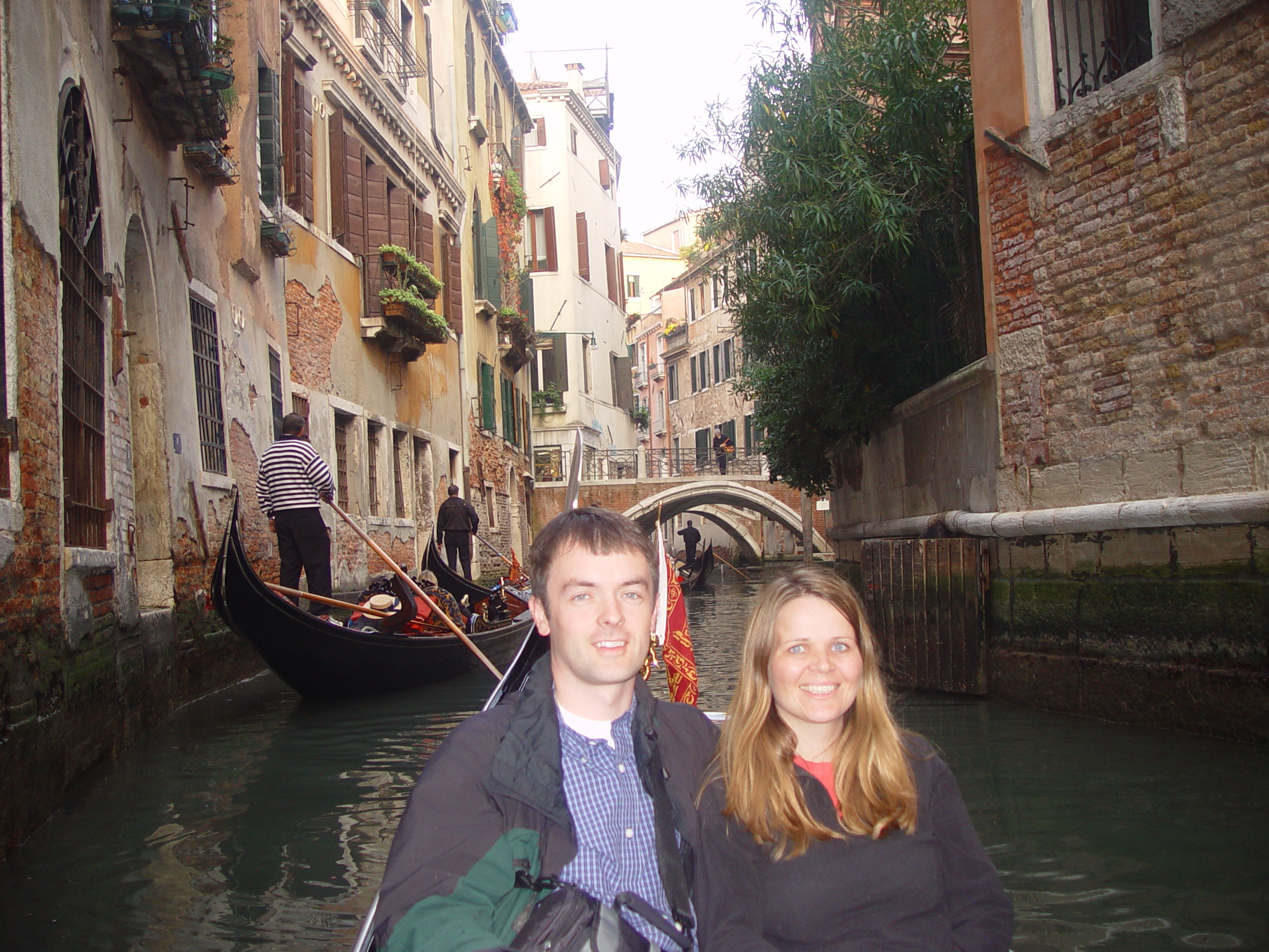 Europe Trip 2005 - Italy (Venice - Pigeons, St Mark's Basilica / Square / Clocktower, Gondola Ride, Gelato)