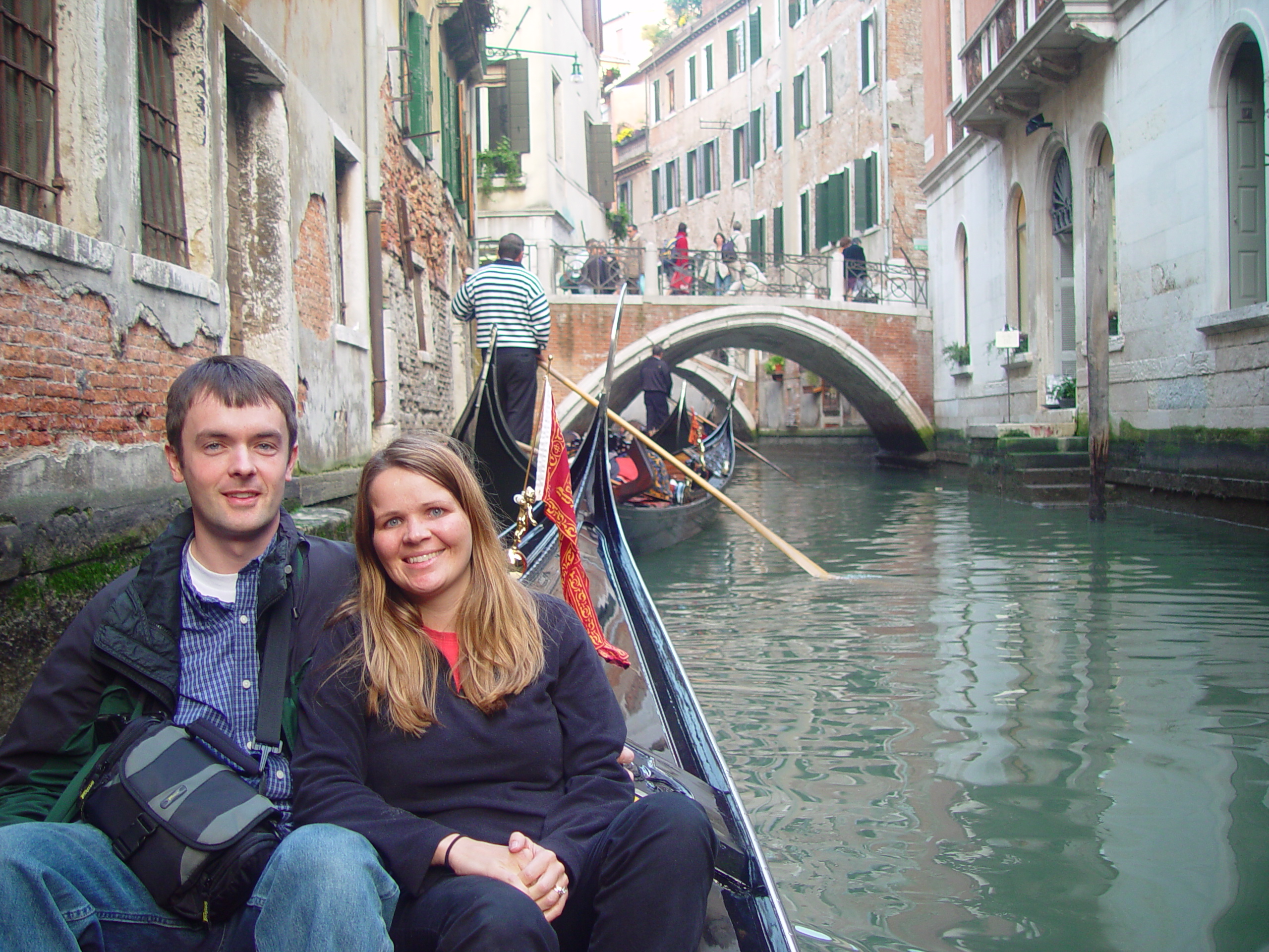 Europe Trip 2005 - Italy (Venice - Pigeons, St Mark's Basilica / Square / Clocktower, Gondola Ride, Gelato)