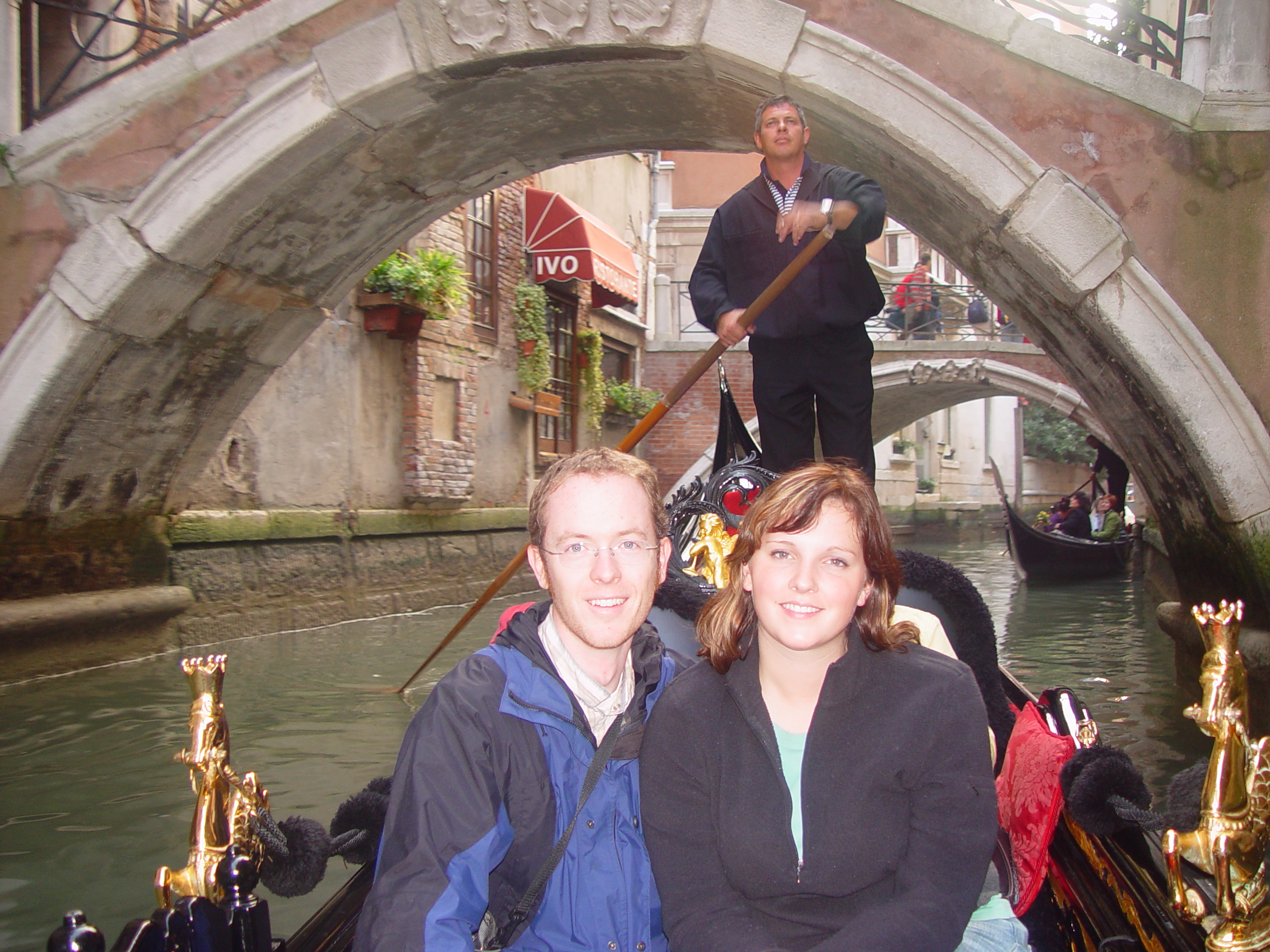 Europe Trip 2005 - Italy (Venice - Pigeons, St Mark's Basilica / Square / Clocktower, Gondola Ride, Gelato)