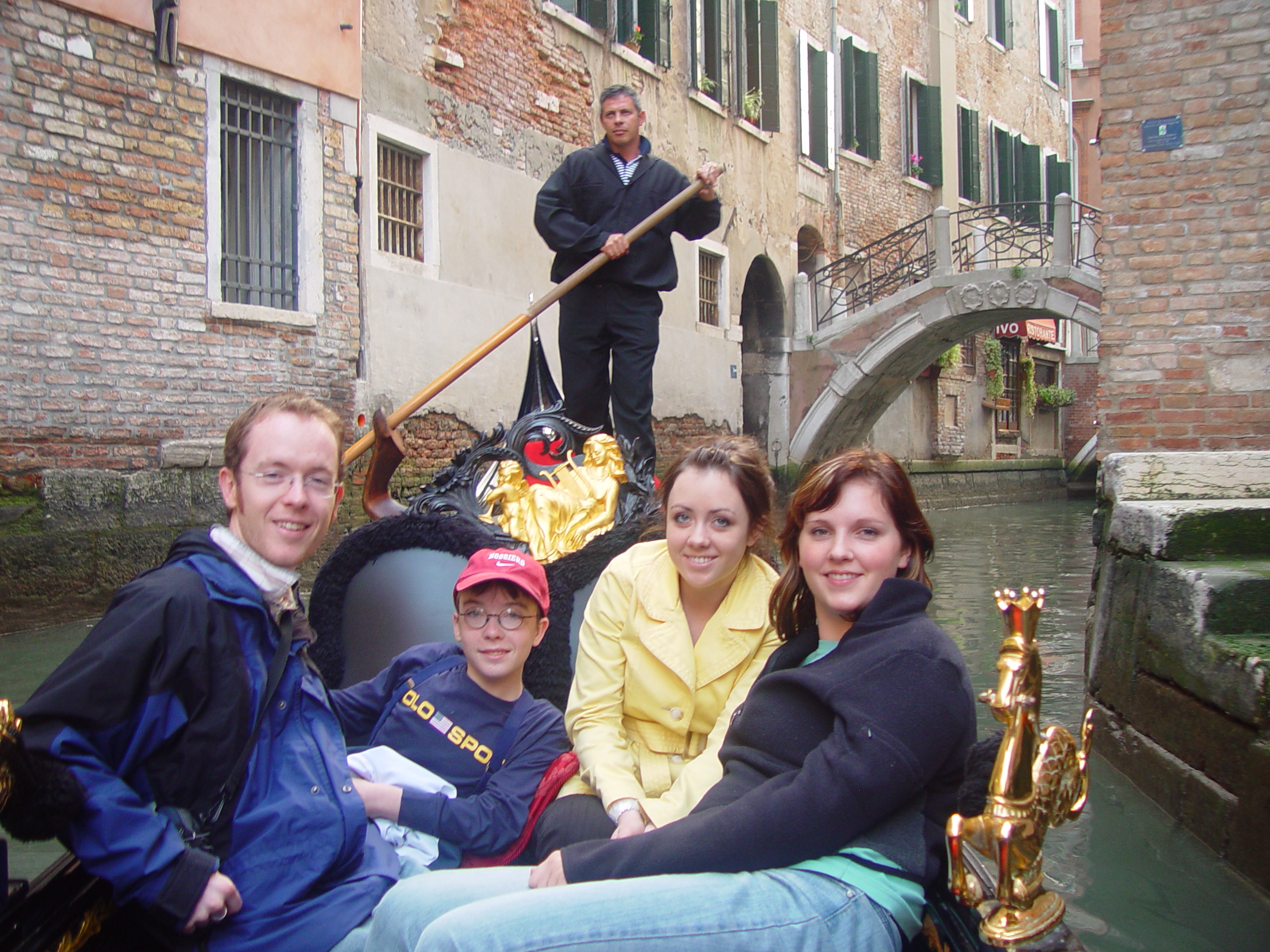 Europe Trip 2005 - Italy (Venice - Pigeons, St Mark's Basilica / Square / Clocktower, Gondola Ride, Gelato)