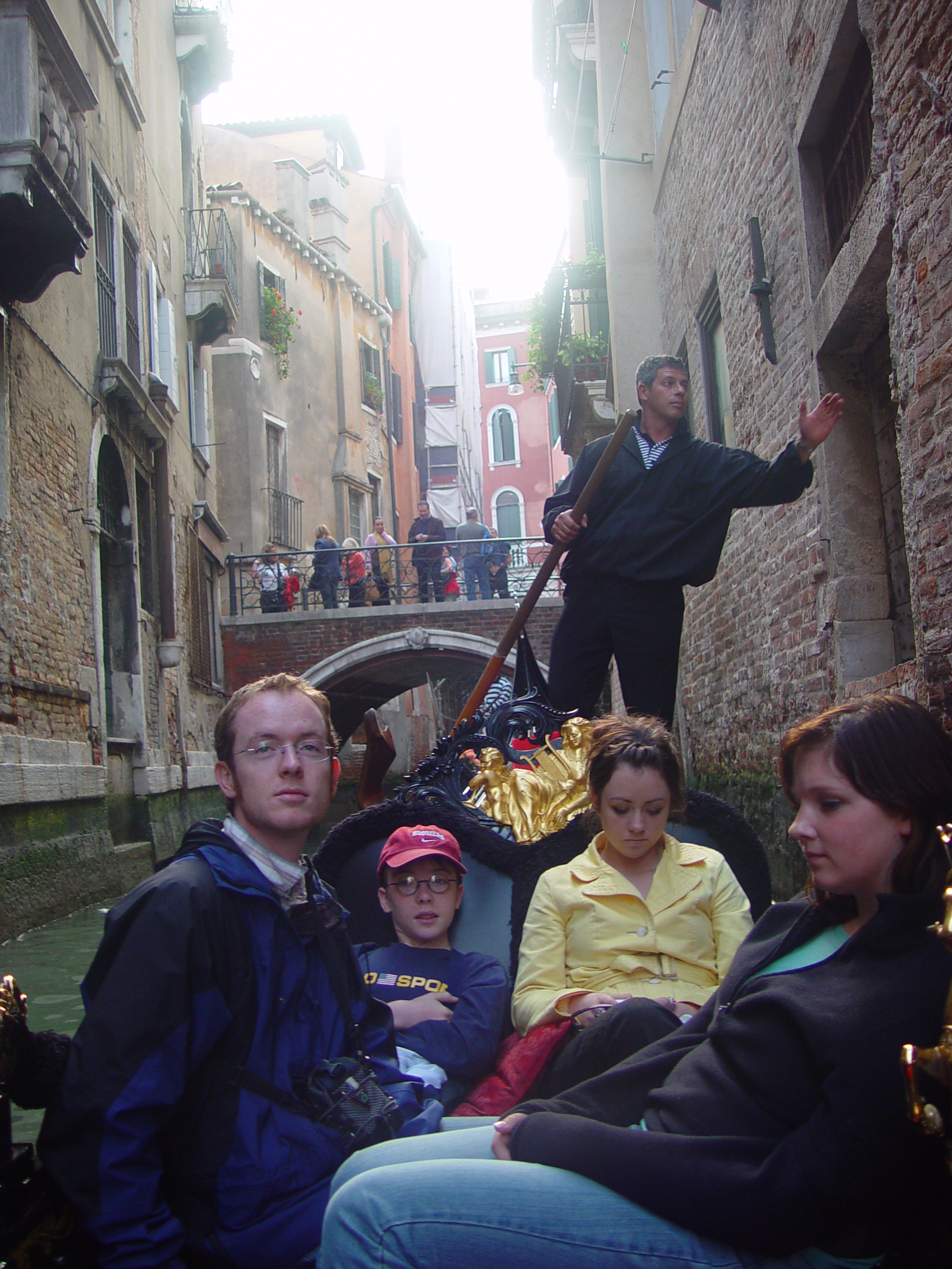 Europe Trip 2005 - Italy (Venice - Pigeons, St Mark's Basilica / Square / Clocktower, Gondola Ride, Gelato)