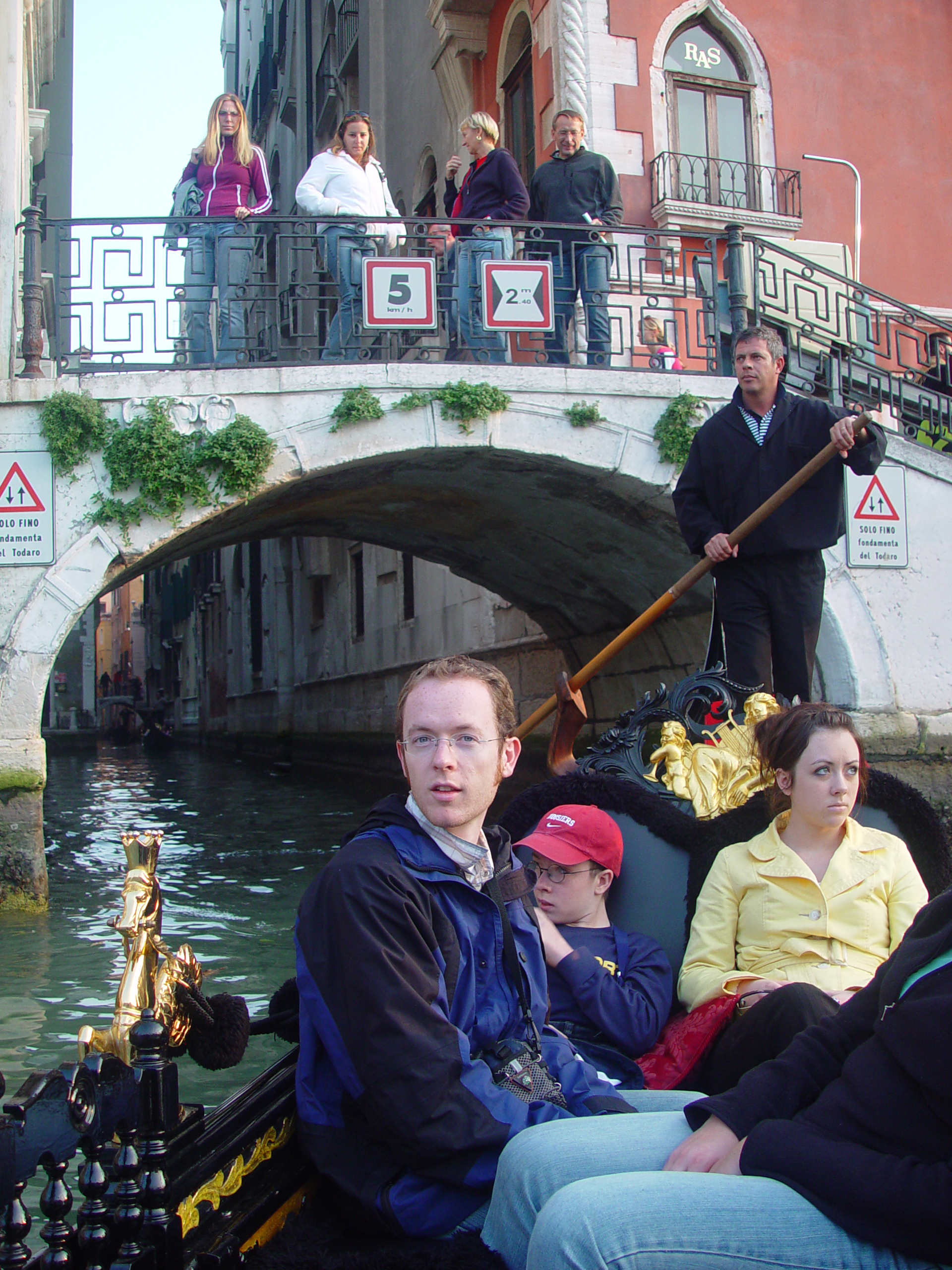 Europe Trip 2005 - Italy (Venice - Pigeons, St Mark's Basilica / Square / Clocktower, Gondola Ride, Gelato)