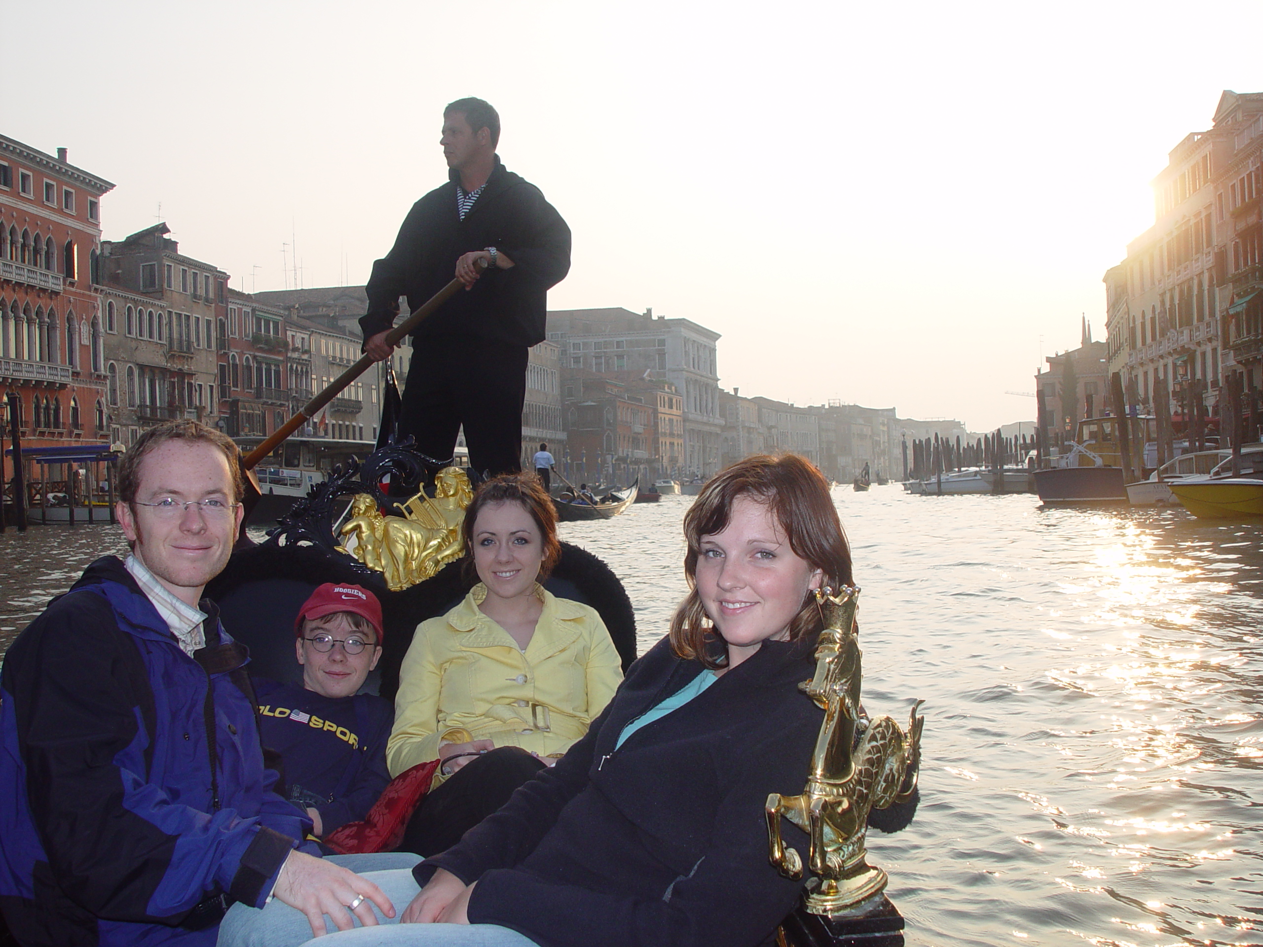 Europe Trip 2005 - Italy (Venice - Pigeons, St Mark's Basilica / Square / Clocktower, Gondola Ride, Gelato)