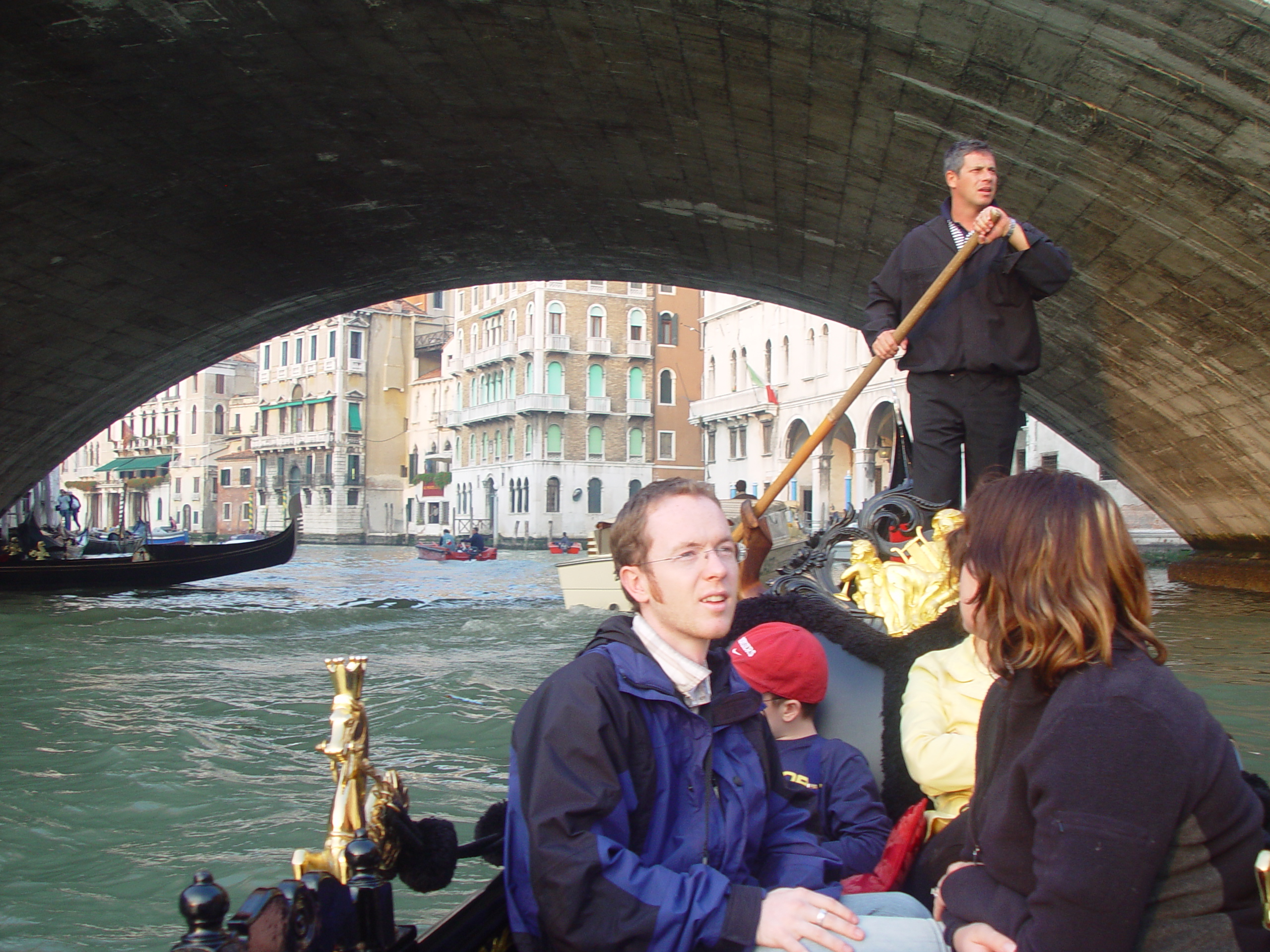 Europe Trip 2005 - Italy (Venice - Pigeons, St Mark's Basilica / Square / Clocktower, Gondola Ride, Gelato)